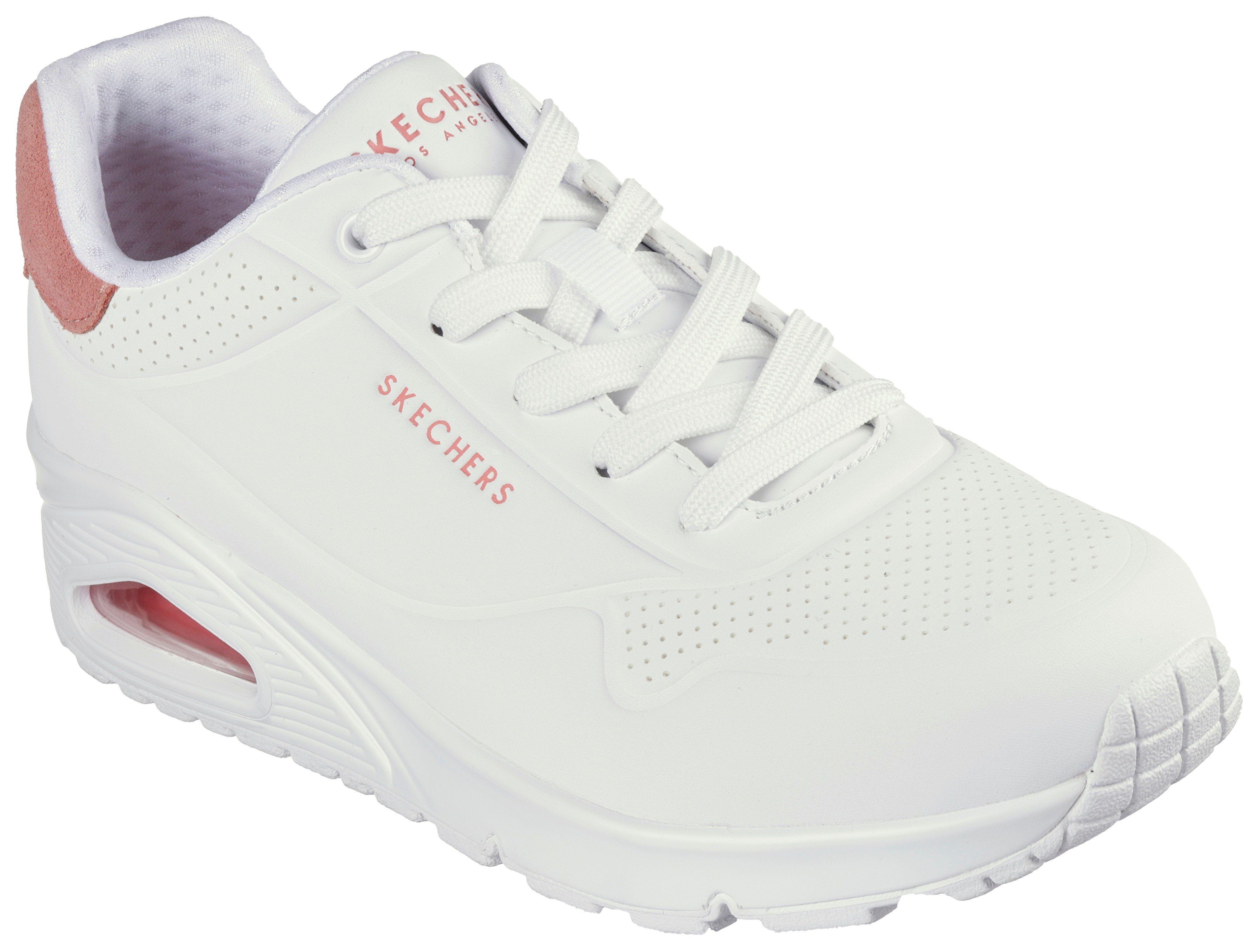 Skechers UNO - POP BACK Sneaker Freizeitschuh, Halbschuh, Schnürschuh komfortabler Skech-Air Funktion