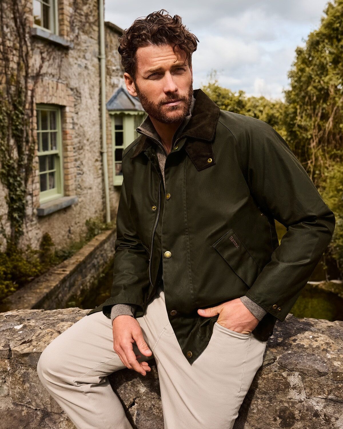 Barbour Allwetterjacke Wachsjacke Harker günstig online kaufen