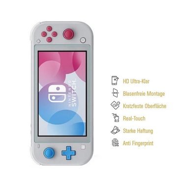 Protectorking Schutzfolie 1x Panzerfolie für Nintendo Switch Lite Displayschutz Schutzfolie, (1-Stück), ANTI-SPLITTER