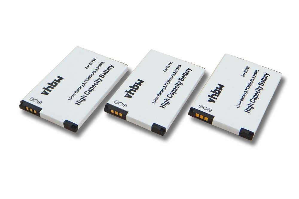 vhbw kompatibel mit Gigaset Premium 300HX Akku Li-Ion 950 mAh (3,7 V)