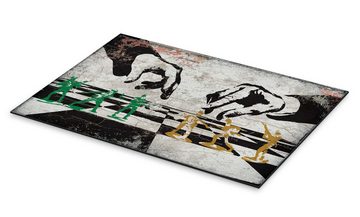 Posterlounge Alu-Dibond-Druck Pineapple Licensing, Banksy - Soldier Chess, Modern Illustration