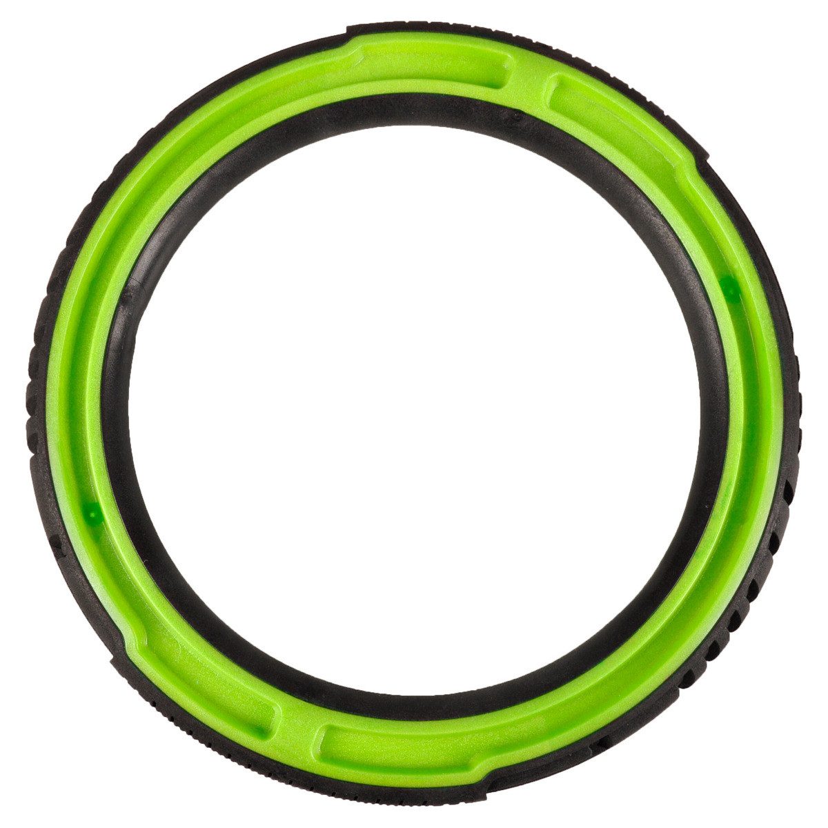 Flamingo Outdoor-Spielzeug Hundespielzeug Ring Schaumstoff grün/schwarz günstig online kaufen