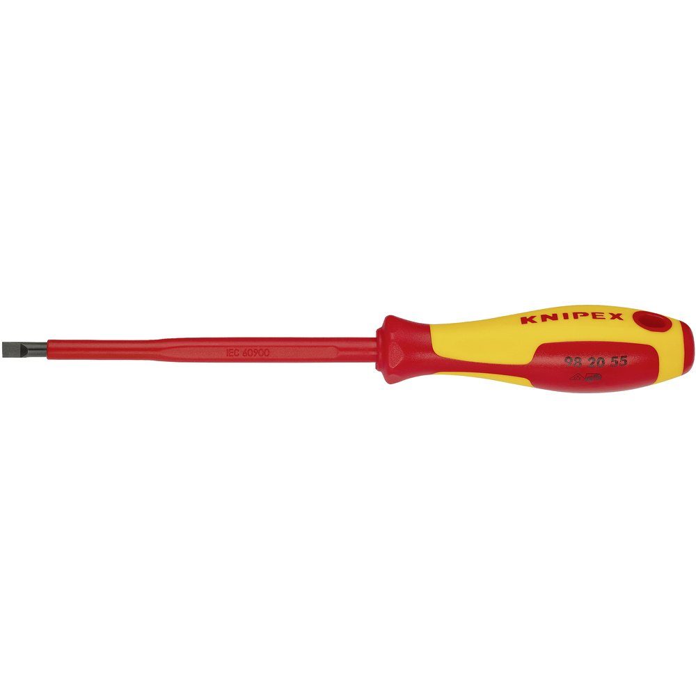 Schraubendreher Knipex VDE VDE Schlitz-Schraubendreher Klingenbreite: 5.5 mm Klingenlä