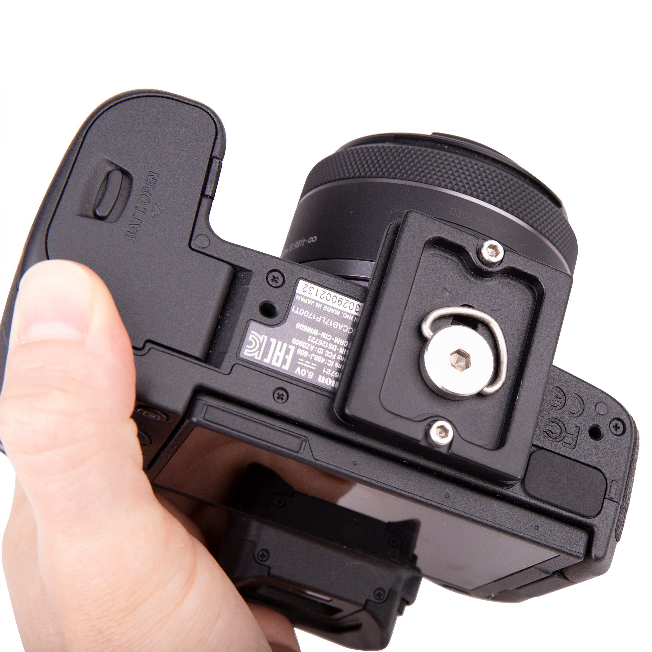 kompatibel) Lens-Aid 55 Stativhalterung Swiss mm Schnellwechselplatte (Arca