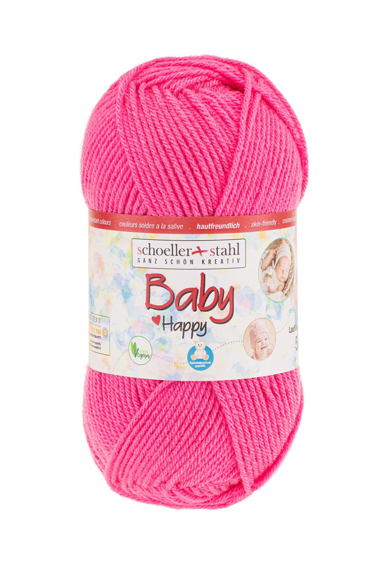 Schoeller + Stahl Baby Happy Häkelwolle, 185 m, weich und pflegeleicht