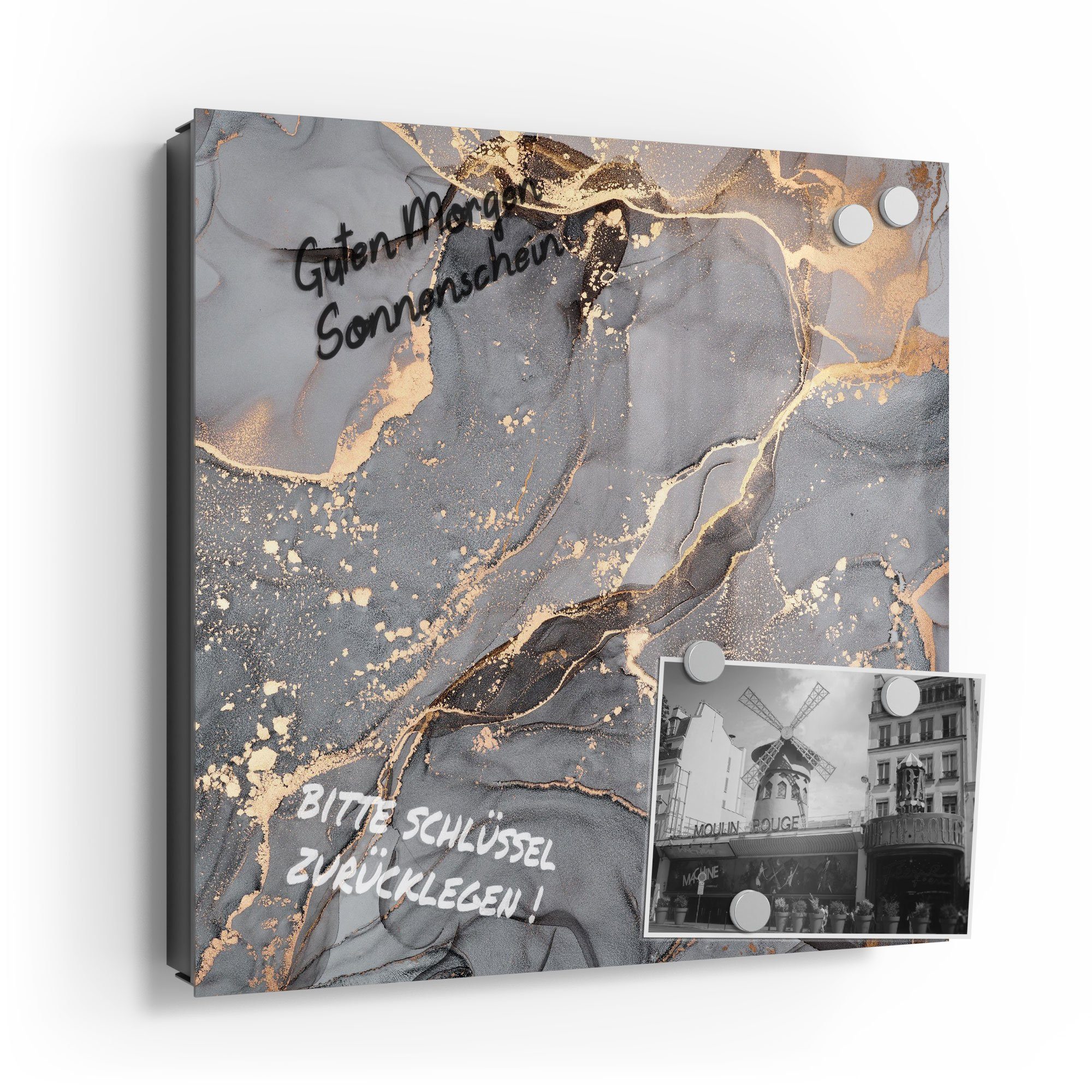 DEQORI Schlüsselkasten 'Elegantes Marmormuster', Glas Schlüsselbox modern m günstig online kaufen