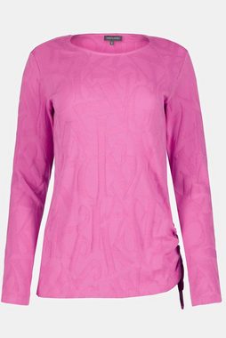 Gina Laura Sweatshirt Sweatshirt Lettering-Muster Trendfarbe Jacq