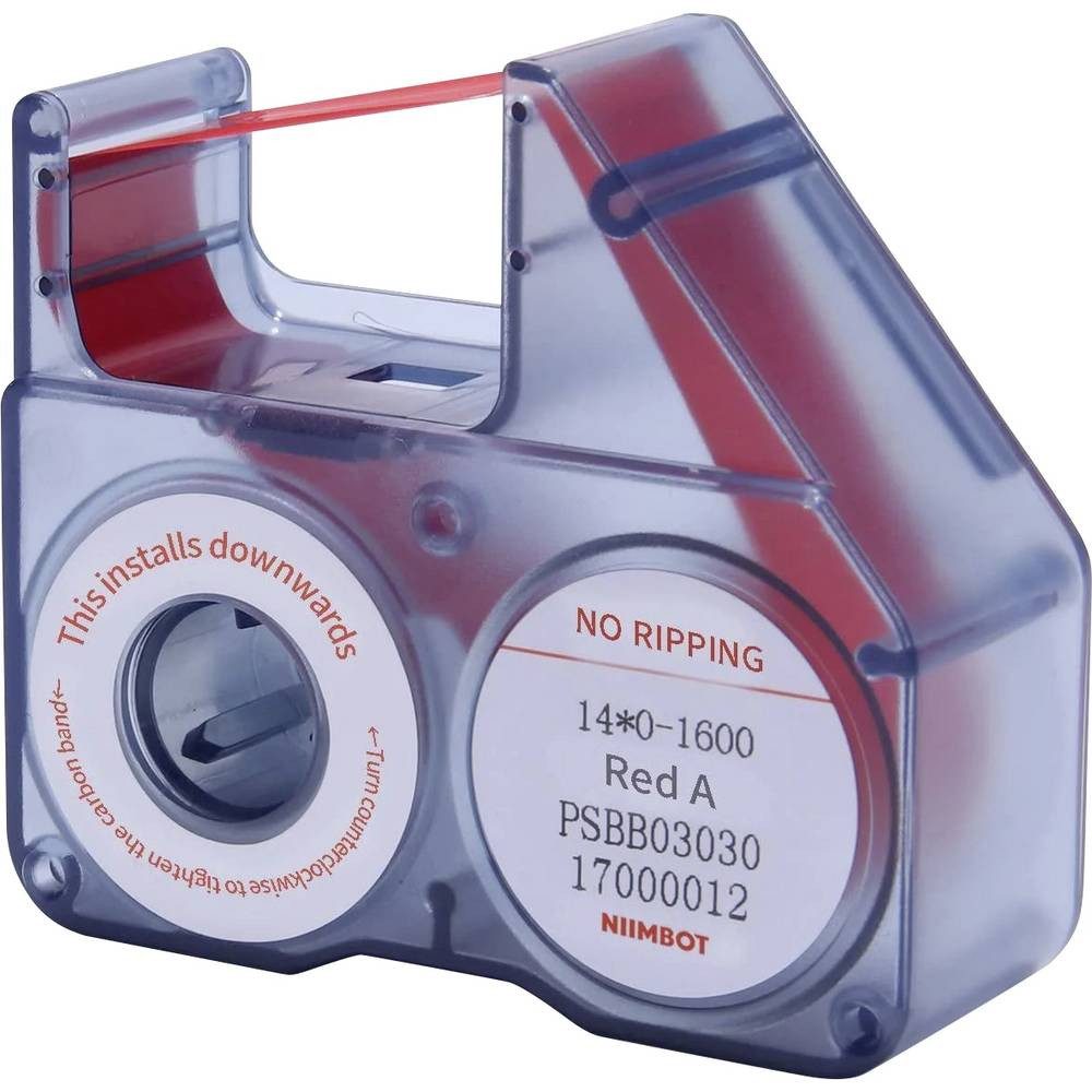 NIIMBOT Thermotransfer Carbon Ribbon Band (rot) für N1 1EH00023903 Etikettendrucker