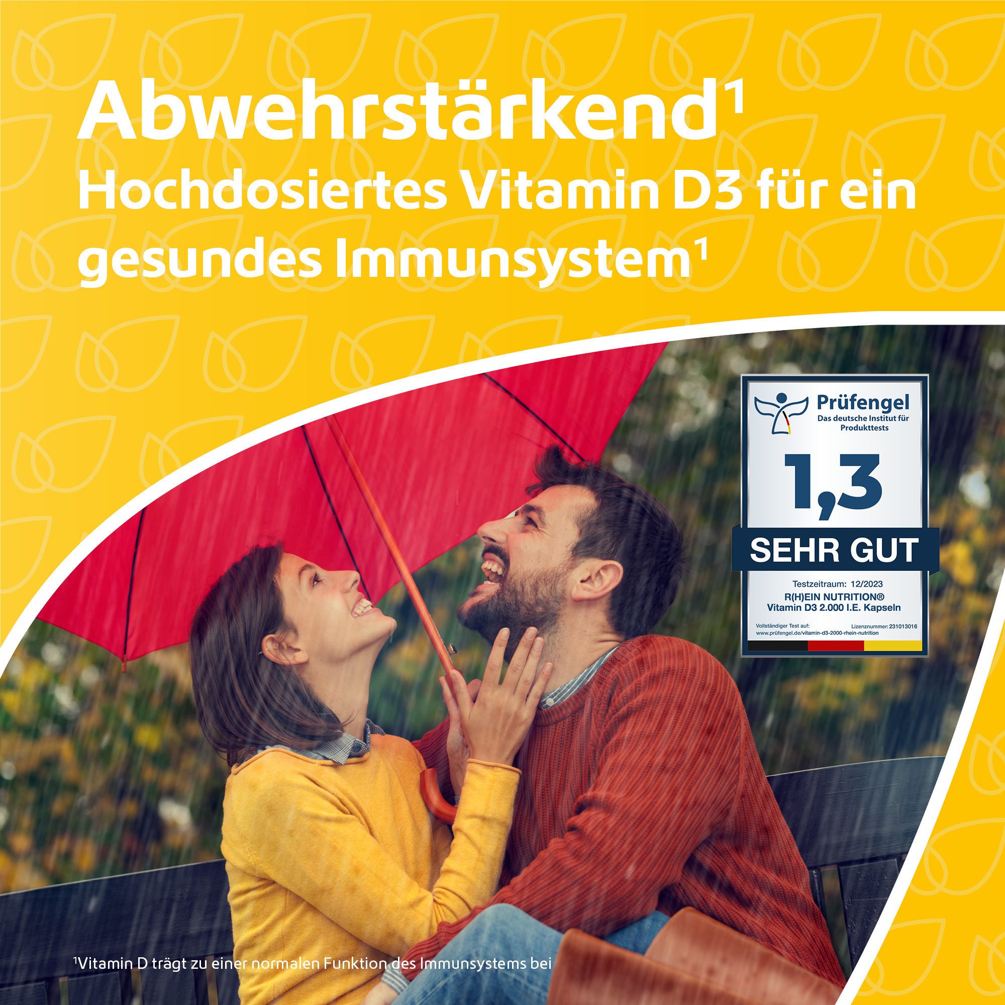 R(h)ein Nutrition Vitamin D3 2.000 I.E. Kapseln, 120 St., 22.2 g