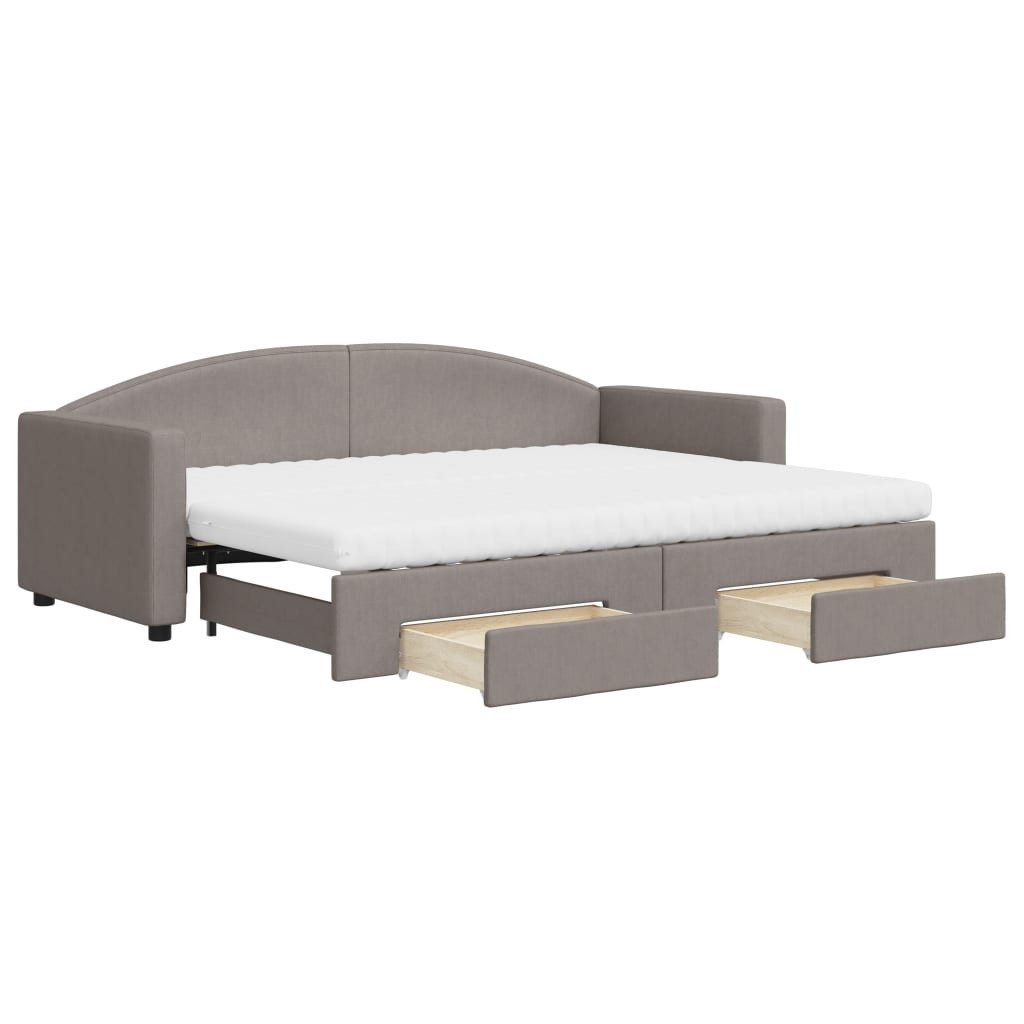 vidaXL Bett Tagesbett Ausziehbar mit Schubladen günstig online kaufen