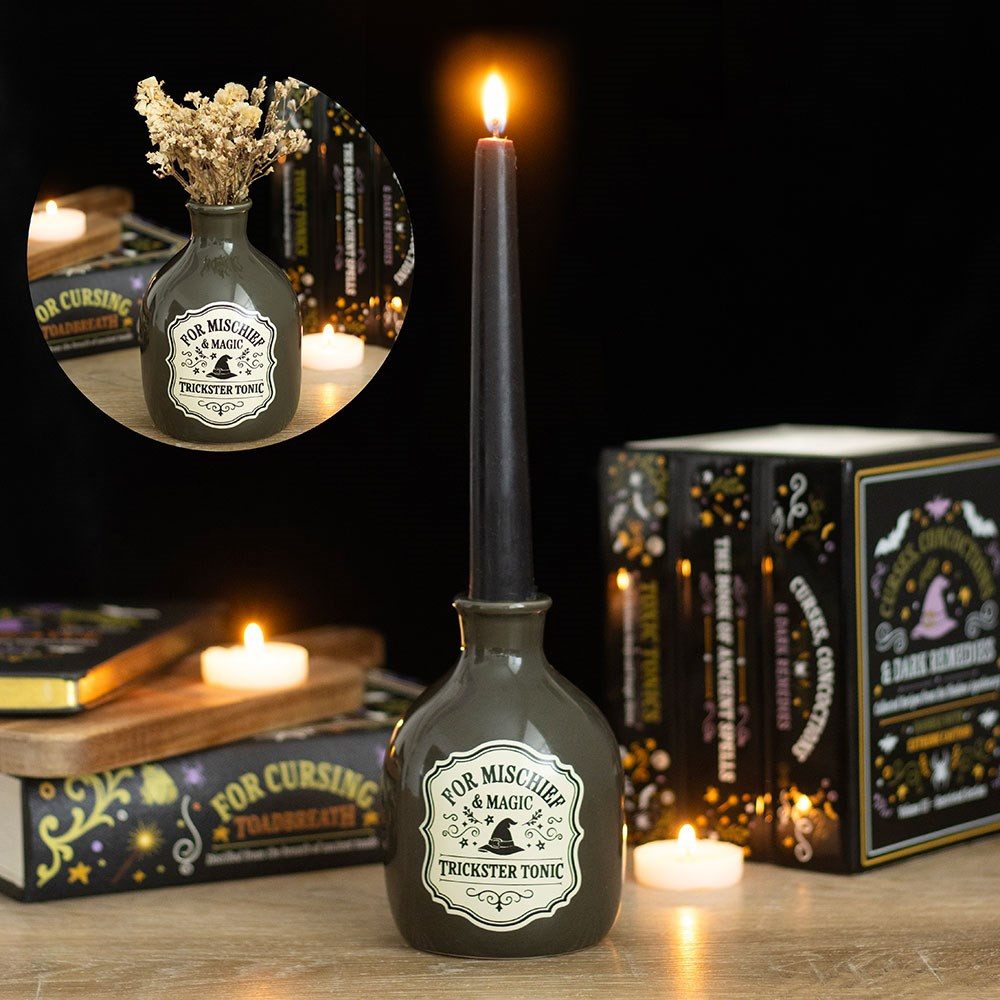 Something Different Dekovase Trickster Tonic - For Mischief & Magic Kerzenhalter & Vase Hexe