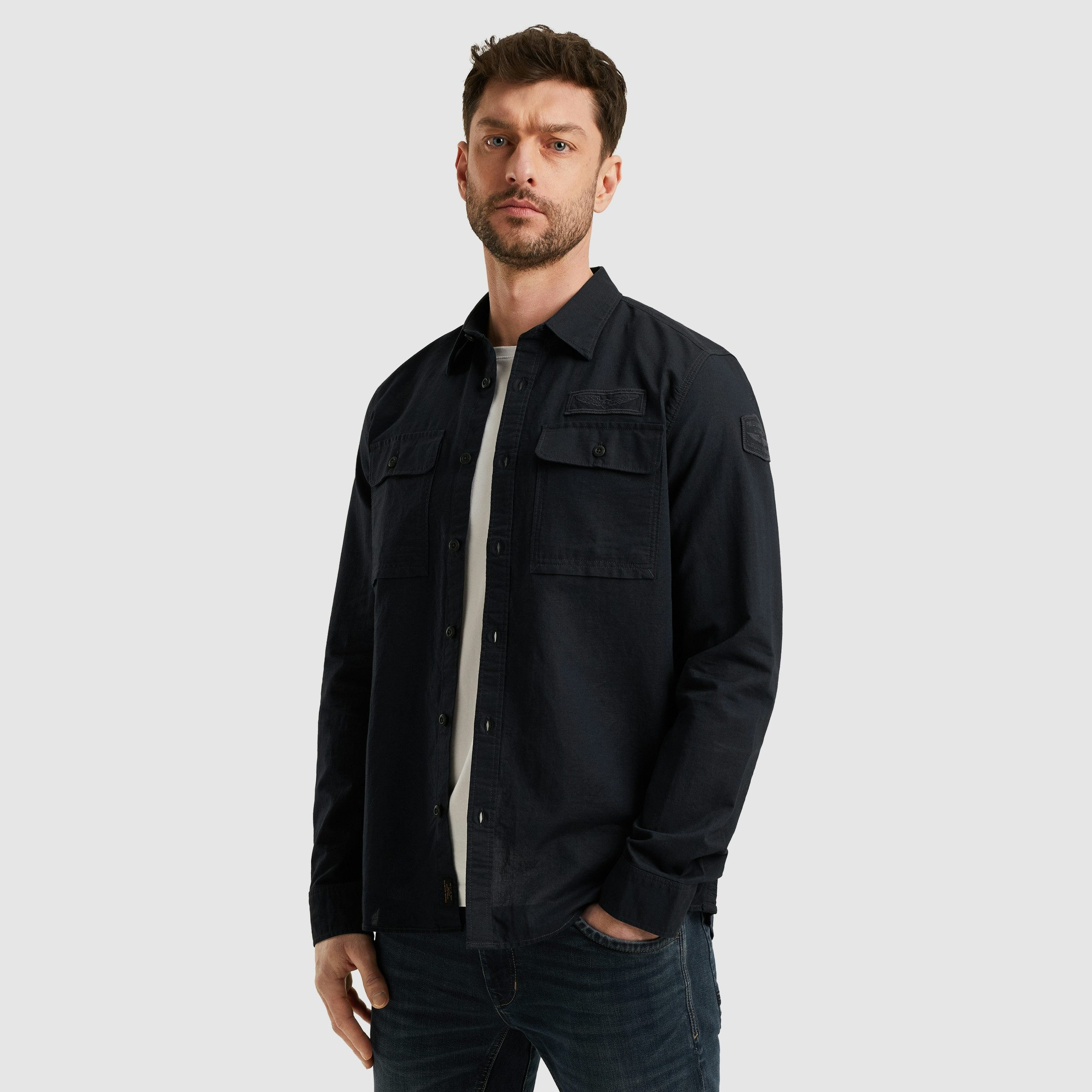 PME LEGEND Langarmhemd Long Sleeve Shirt günstig online kaufen