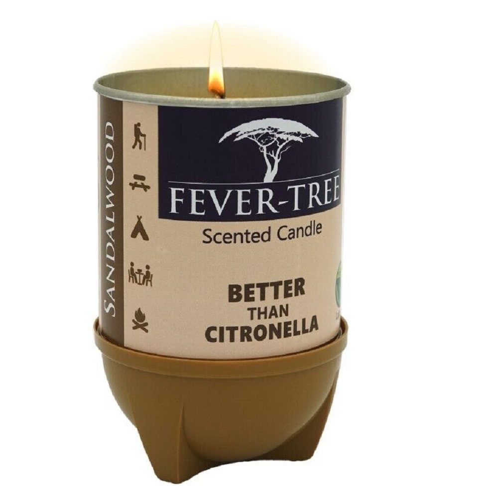 FEVER-TREE Duftkerze Duftkerze Sandelholz gegen Fliegen Mücken Stechmücken 30 Std. – Bild 2 von 3