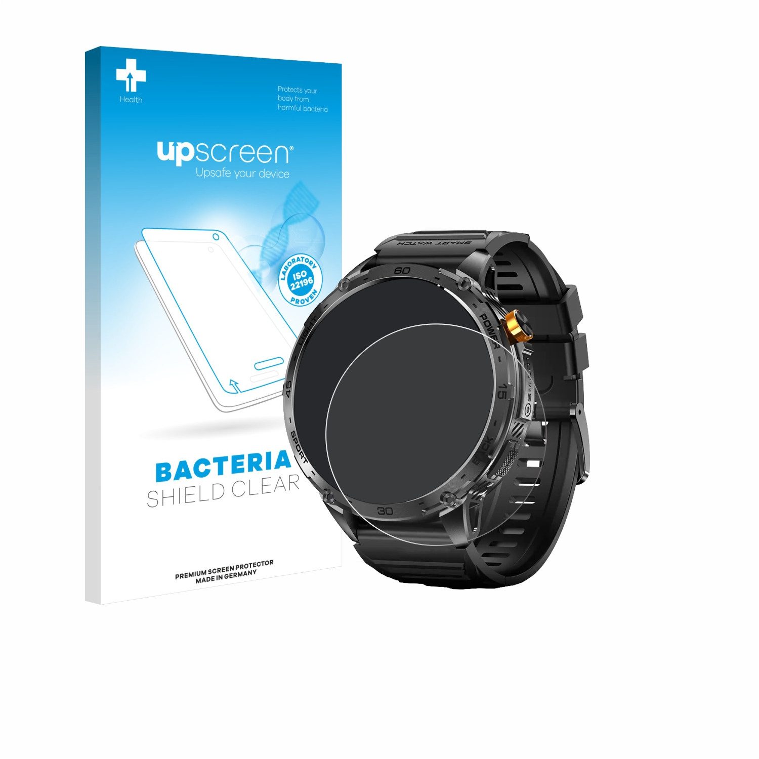 upscreen Displayschutzfolie Schutzfolie für Stahlgear Zeus 2.0 1.75", Displayschutz Schutz Folie Klar antibakteriell