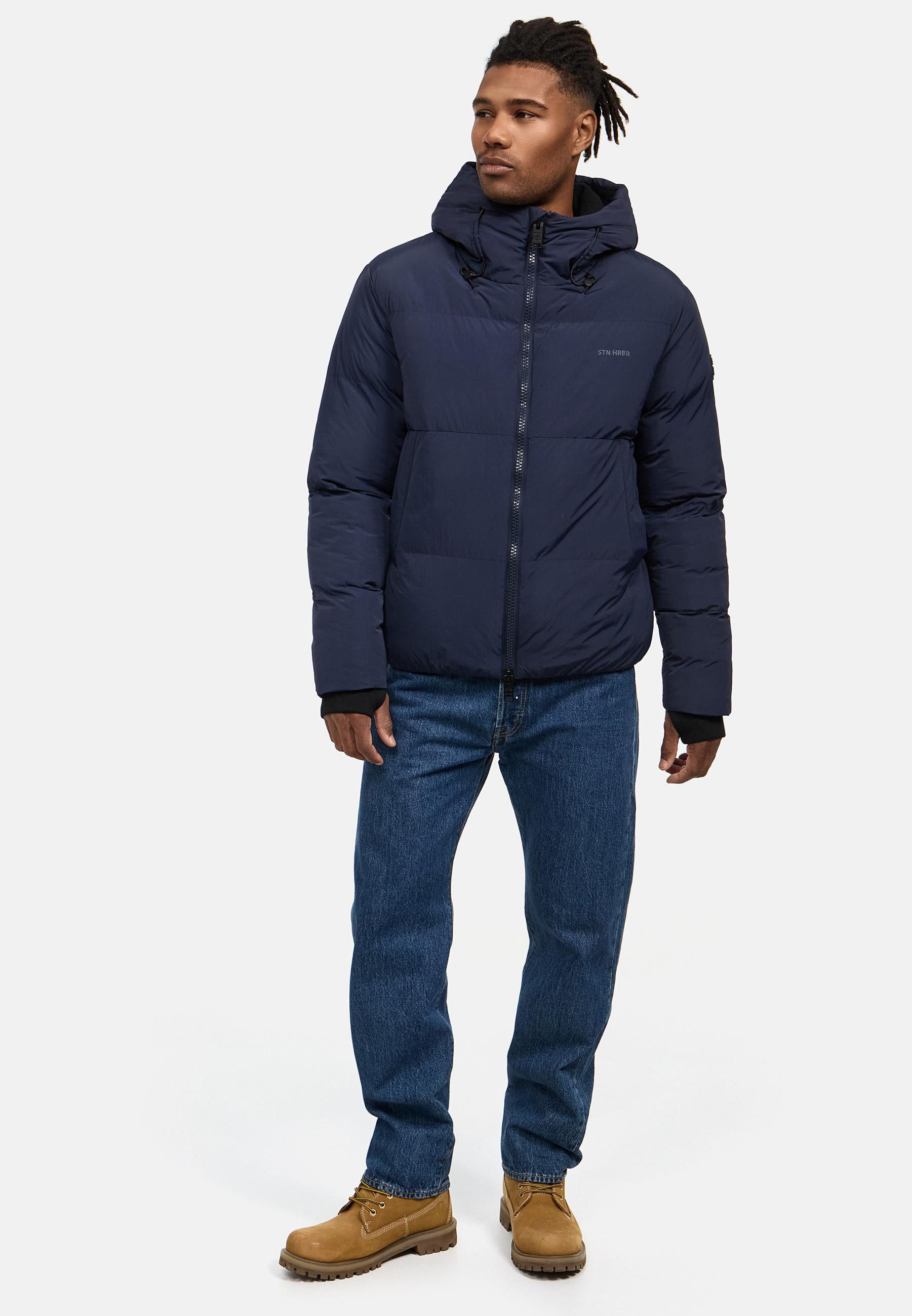 Stone Harbour Steppjacke Tayroos XX Gesteppte Herren Winterjacke mit Kapuze