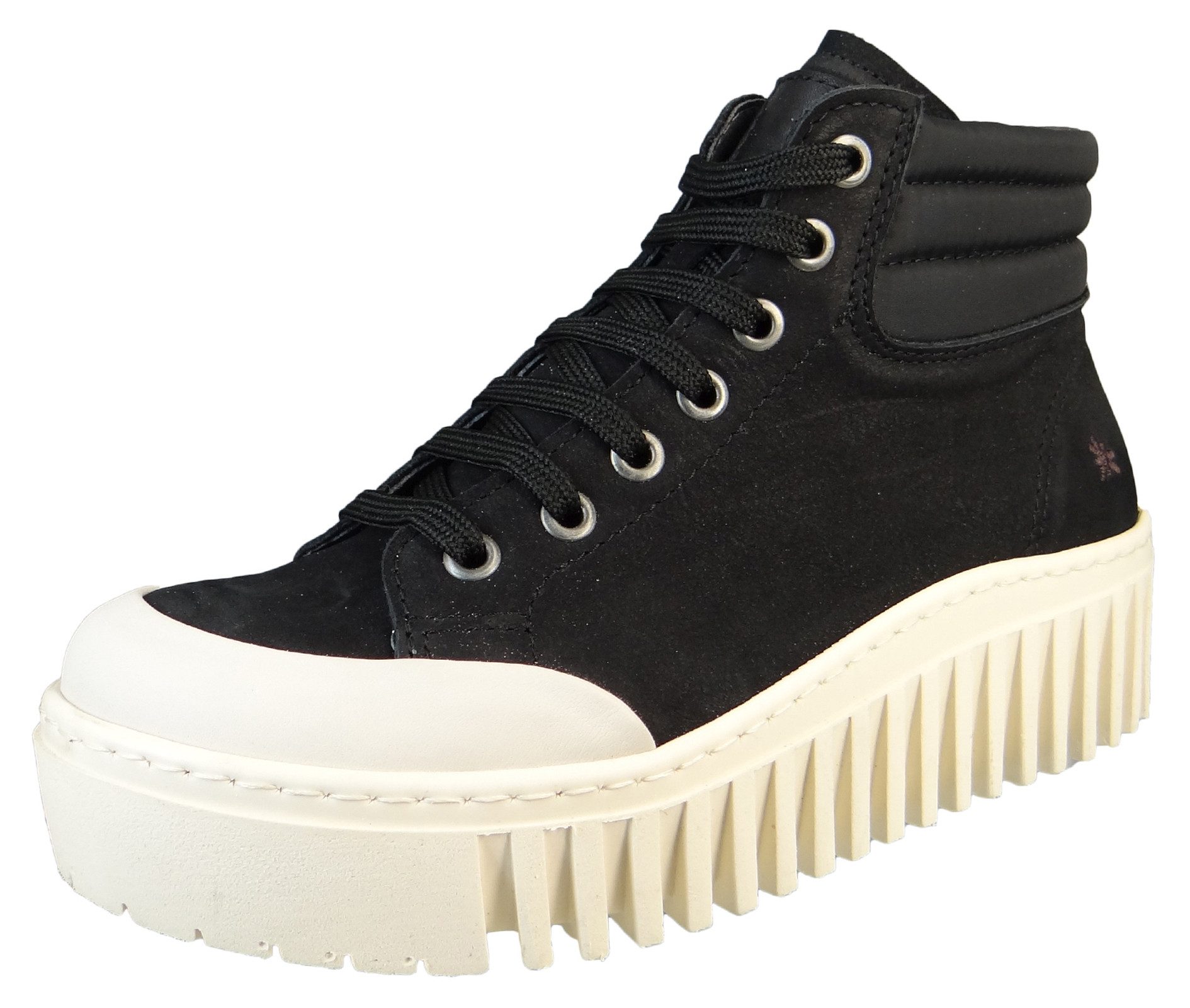 Art 1532 Brighton Black-Cream Sneaker