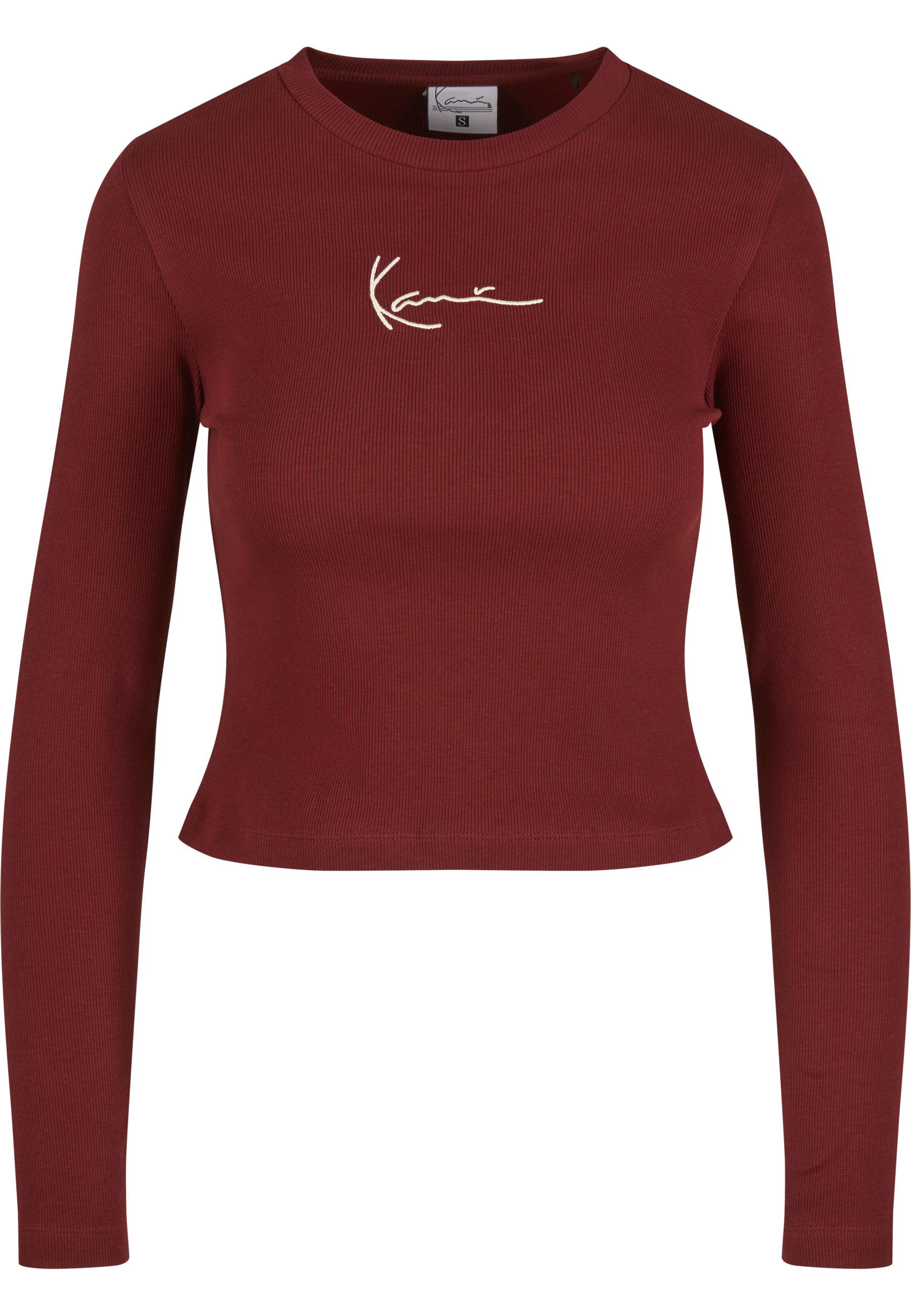 Karl Kani Longsleeve Karl Kani Small Signature Short Rib Ls (1-tlg)