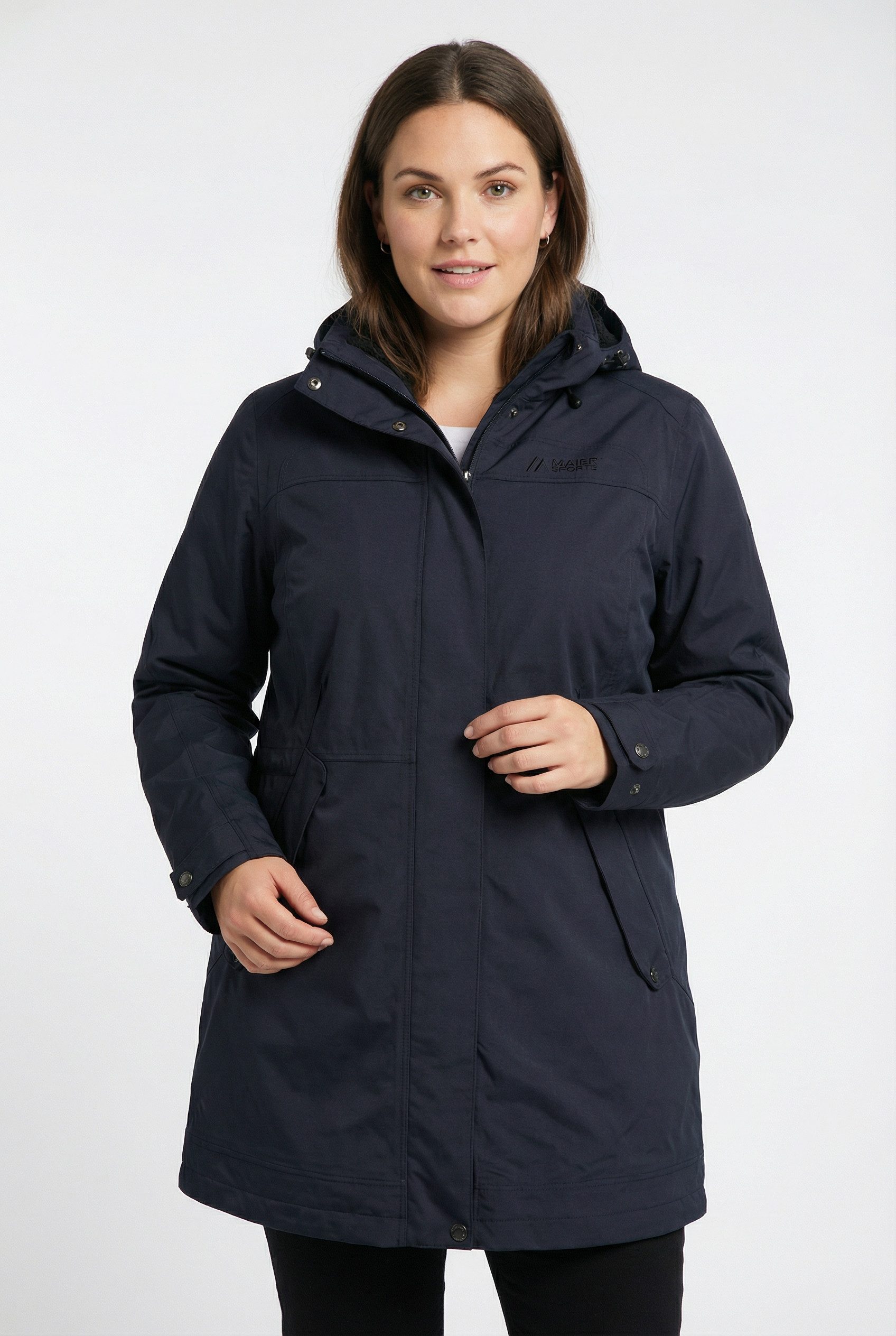 Maier Sports 3-in-1-Funktionsmantel Doppelmantel Damen wasser- & winddicht, für den Übergang & Winter, in großen Größen