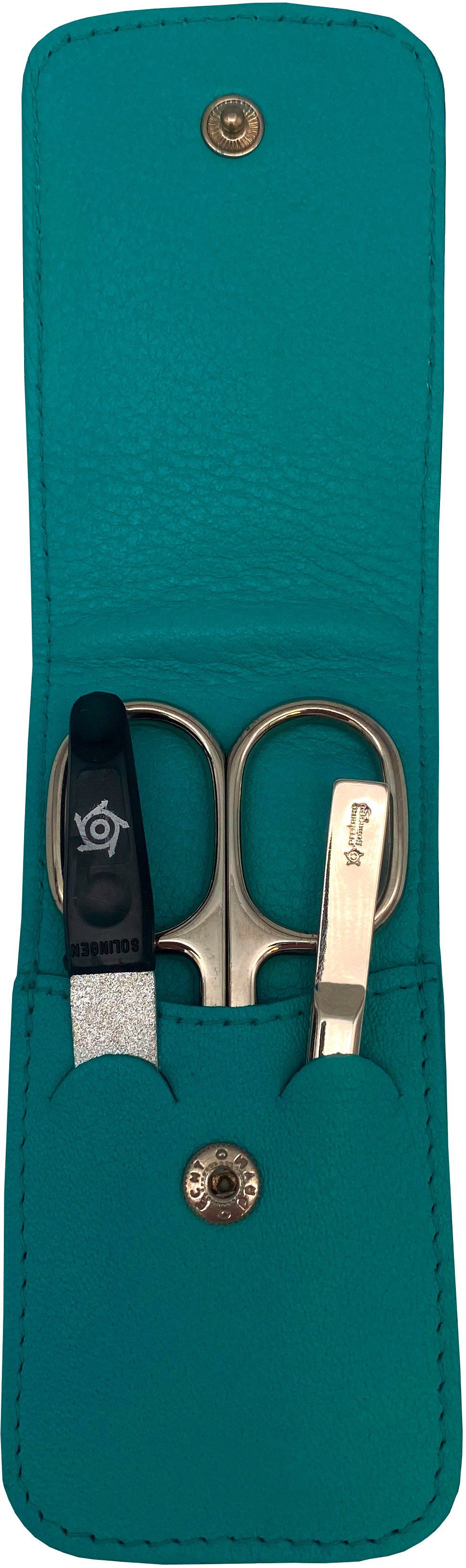 PFEILRING Maniküre-Etui, 3 tlg., mit Schere, Pinzette und Nagelpfeile