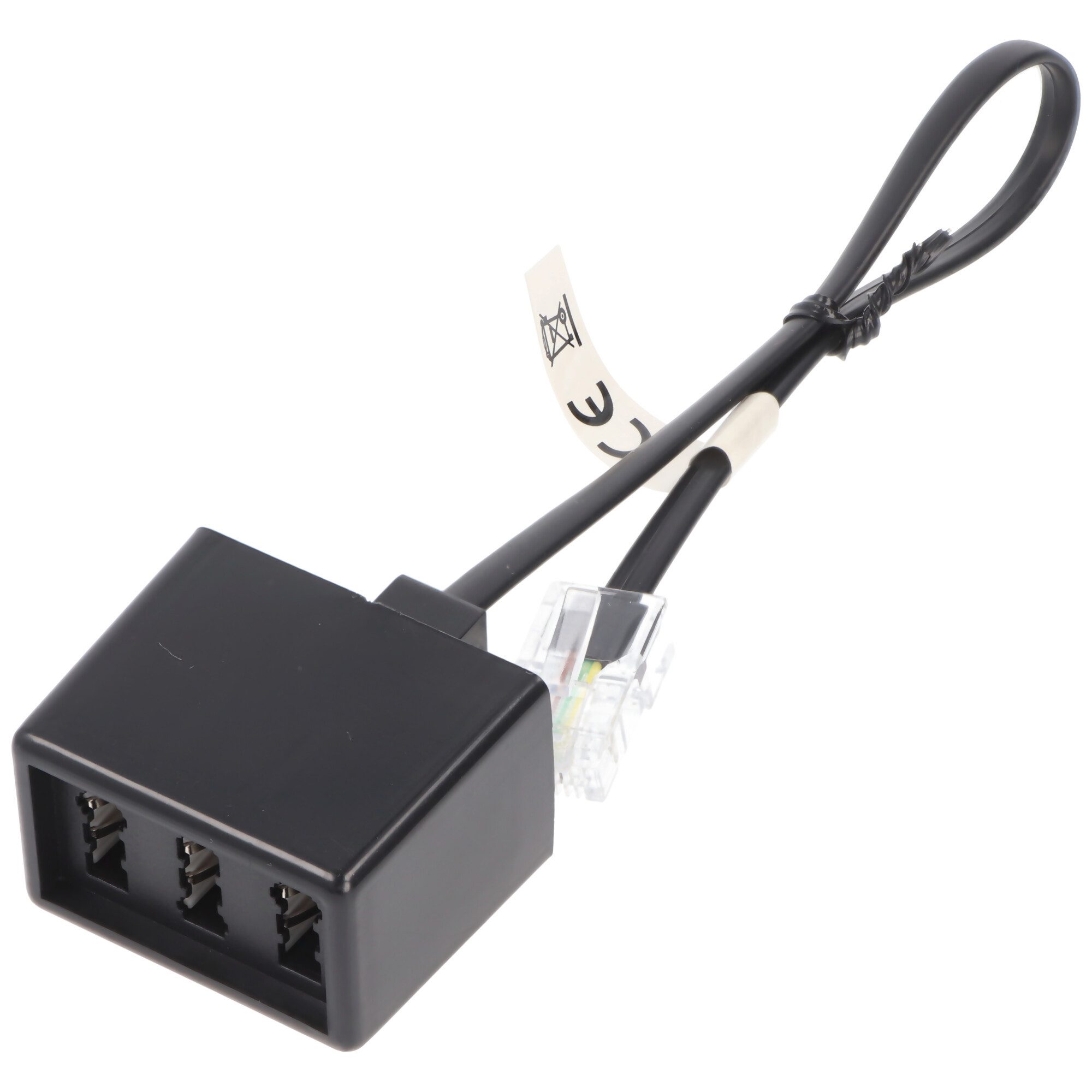 Goobay Goobay TAE Telefon Adapter Stecker - RJ45-Stecker (8P4C) > 3x TAE N/F USB-Ladegerät