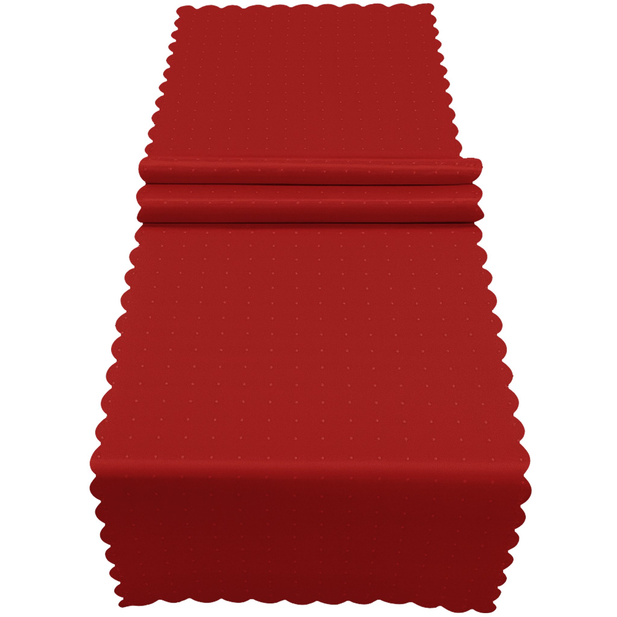 matches21 HOME & HOBBY Tischdecke Tischläufer 40 x 150 cm in Dunkelrot für günstig online kaufen