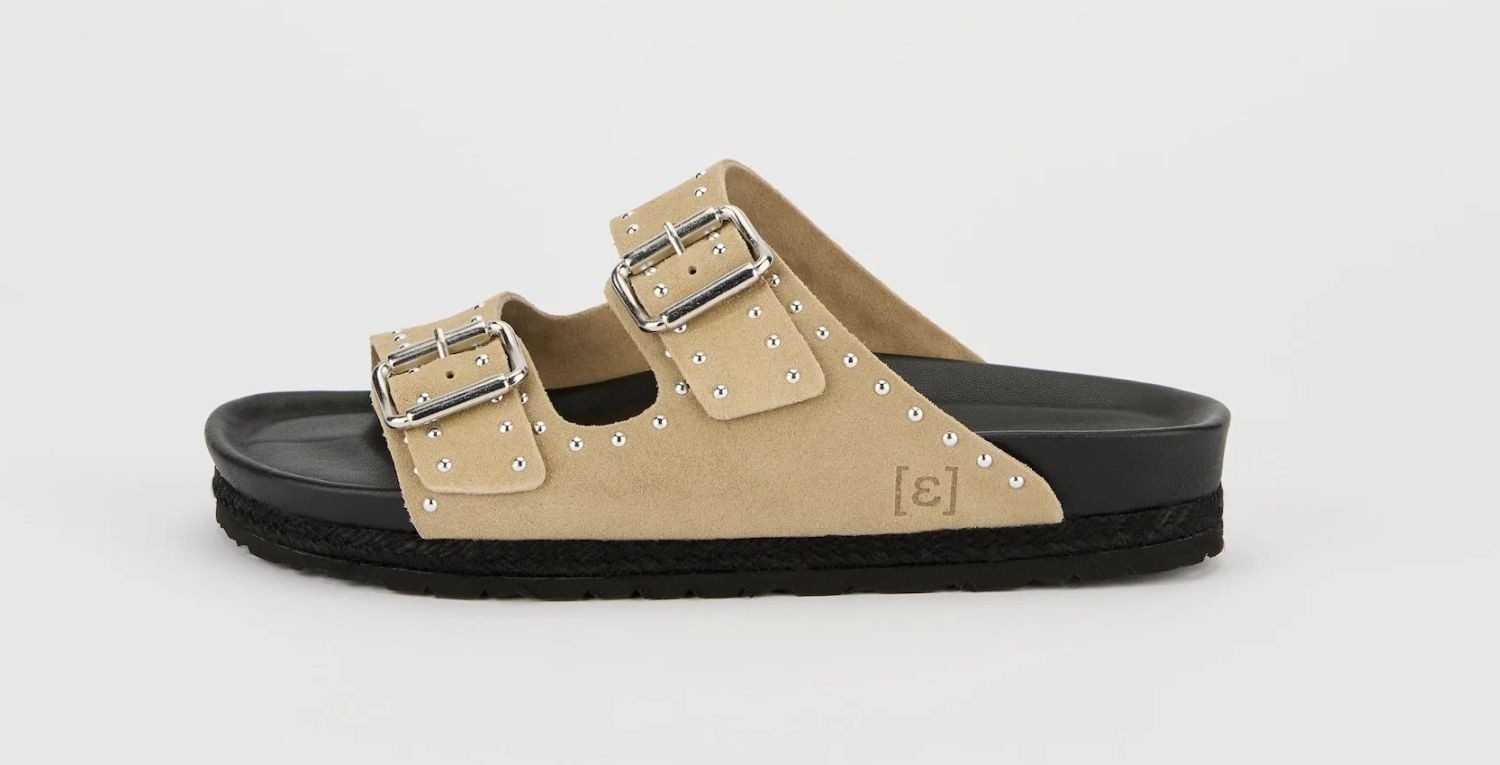 espadrij l´originale espadrij l´originale Pantolette Ami Rivet Beige 37 Slipper