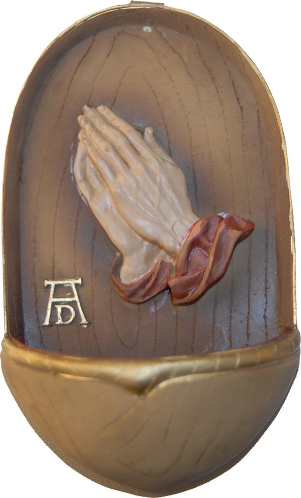 Dekofigur Heiligenfigur Weihwasserkessel "Dürer" 12,4 cm günstig online kaufen
