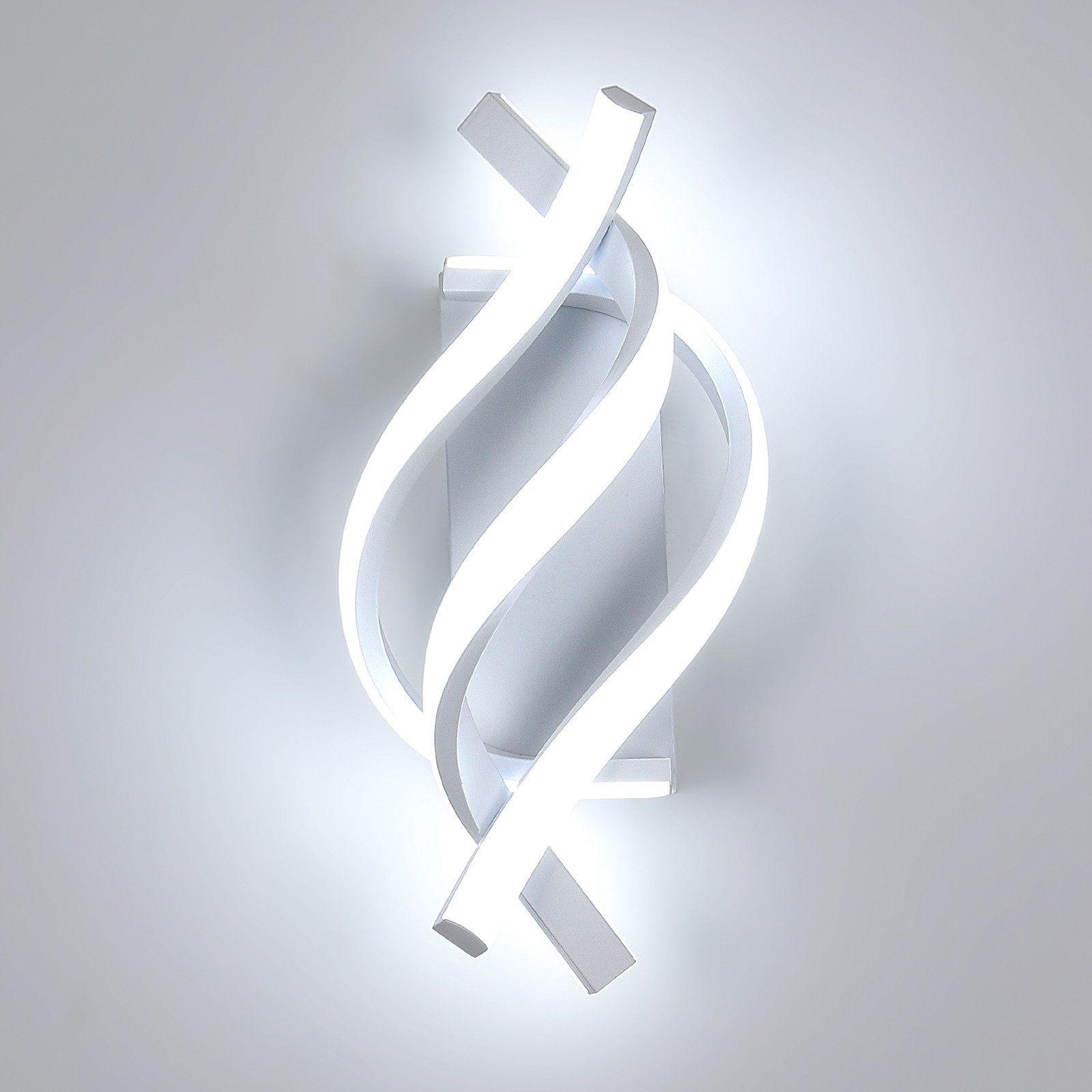 Goeco LED Wandleuchte 18 W Moderne Wandlampe, 6500 K, kaltweiß, 1200 Lumen, günstig online kaufen