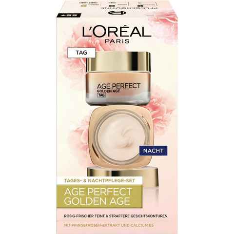 L'ORÉAL PARIS Gesichtspflege-Set Age Perfect Golden Age Tag und Nacht Set, 2-tlg., mit Neo-Calcium