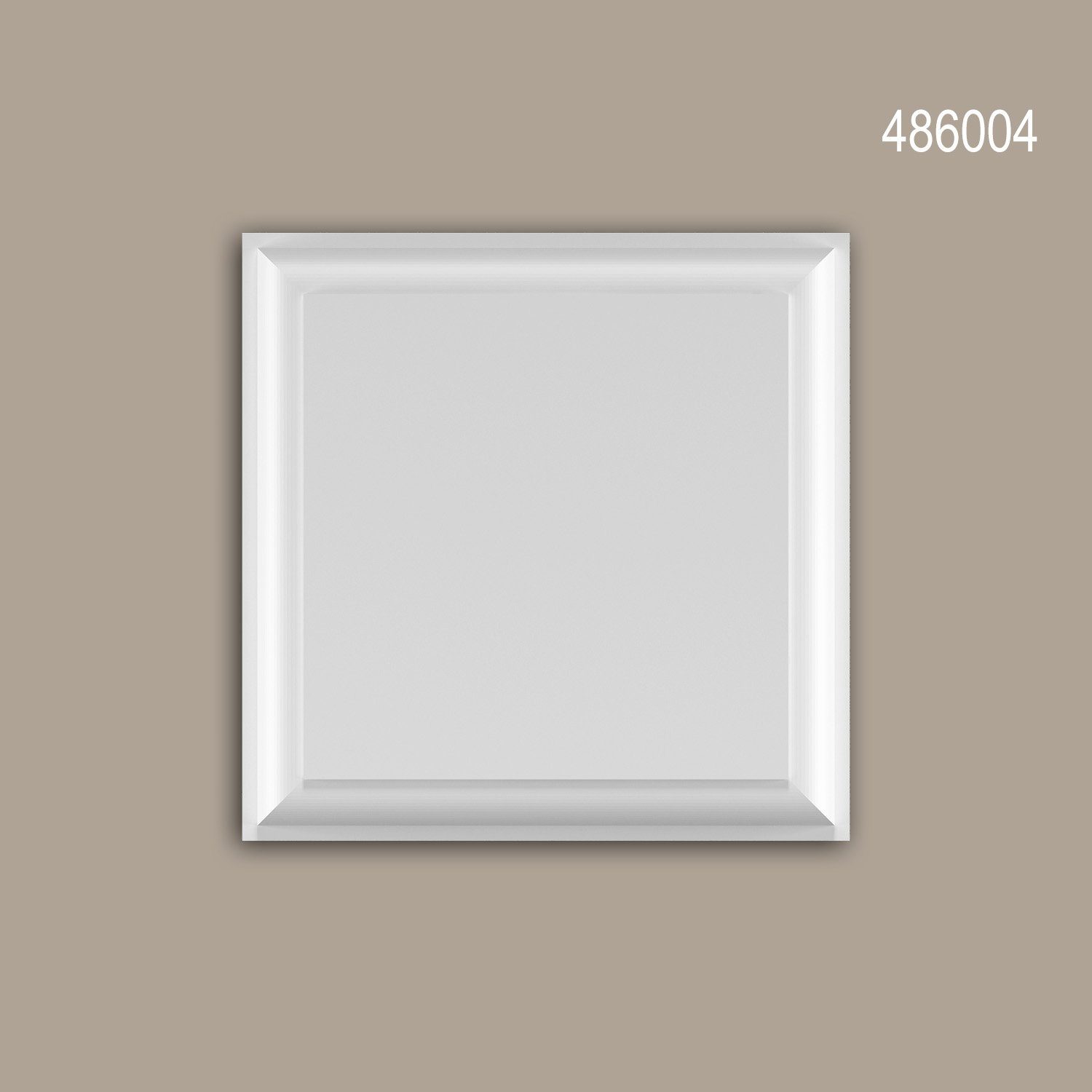 Profhome Wanddekoobjekt 486004 (Bosse, 1 St., Fassadenelement, Zierelement, Außenstuck, Wanddekor), weiß, vorgrundiert, für Fassadendekoration, Stil: Neo-Klassizismus