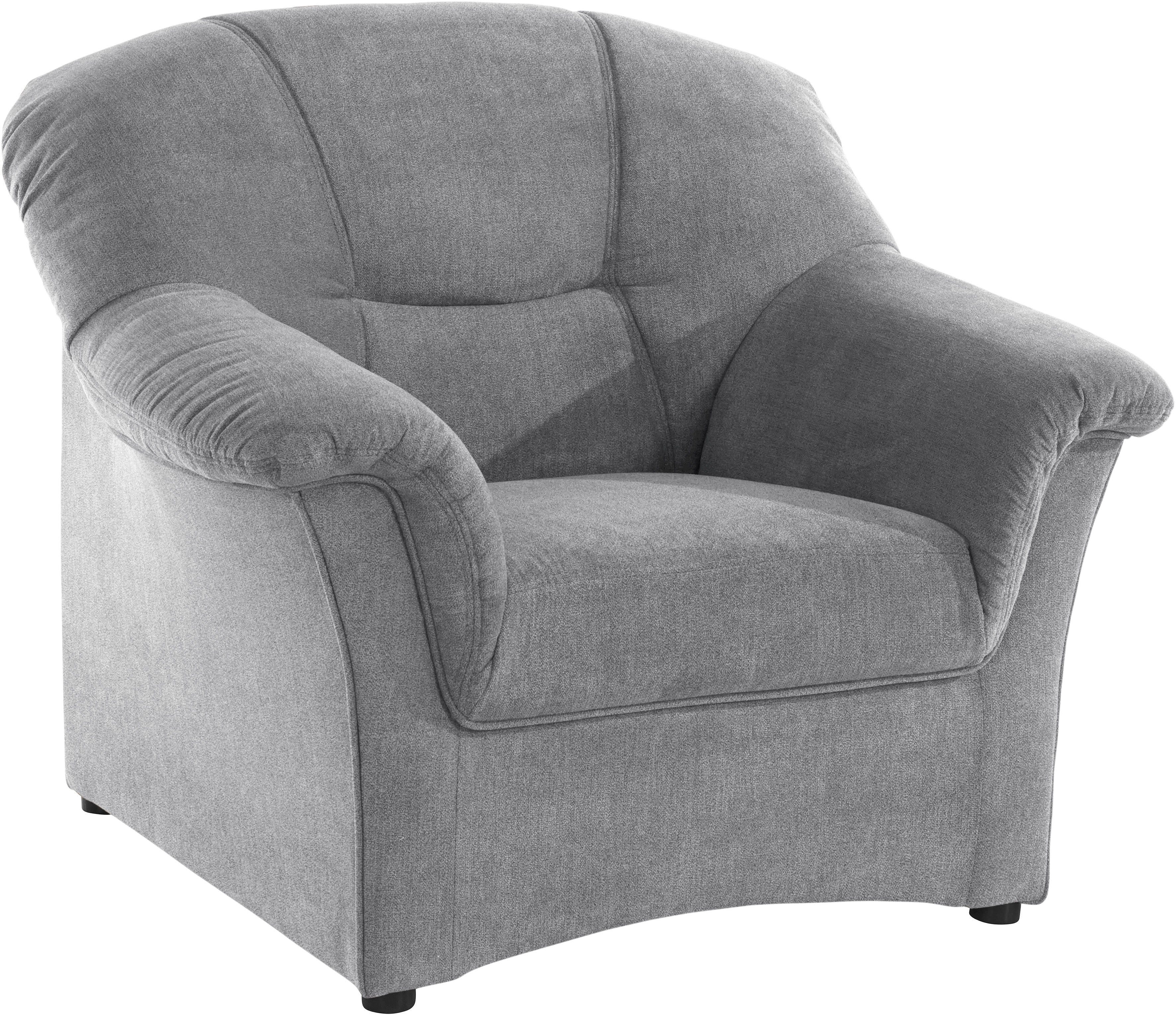 DOMO collection Sessel Sarafina zeitlos und elegant, bequem, wahlweise mit Federkern