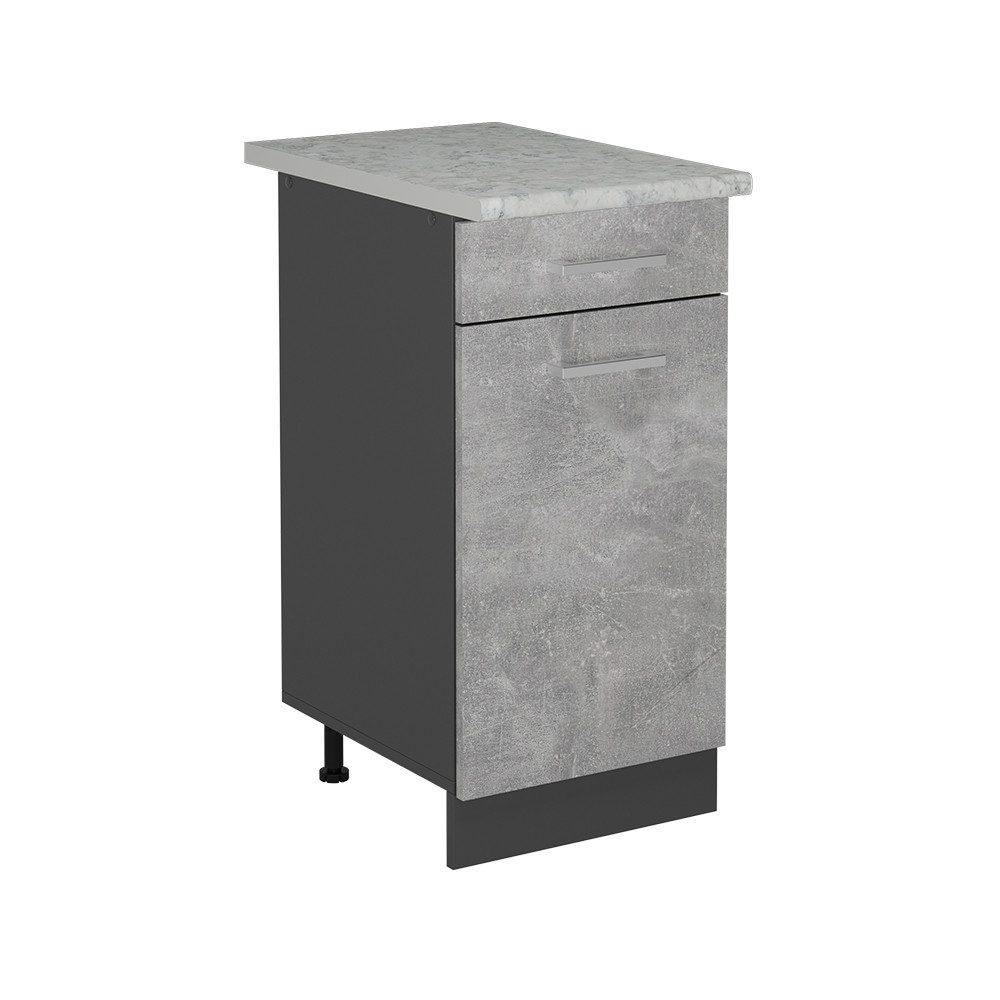 Vicco Unterschrank R-Line, Beton/Anthrazit, 40 cm günstig online kaufen