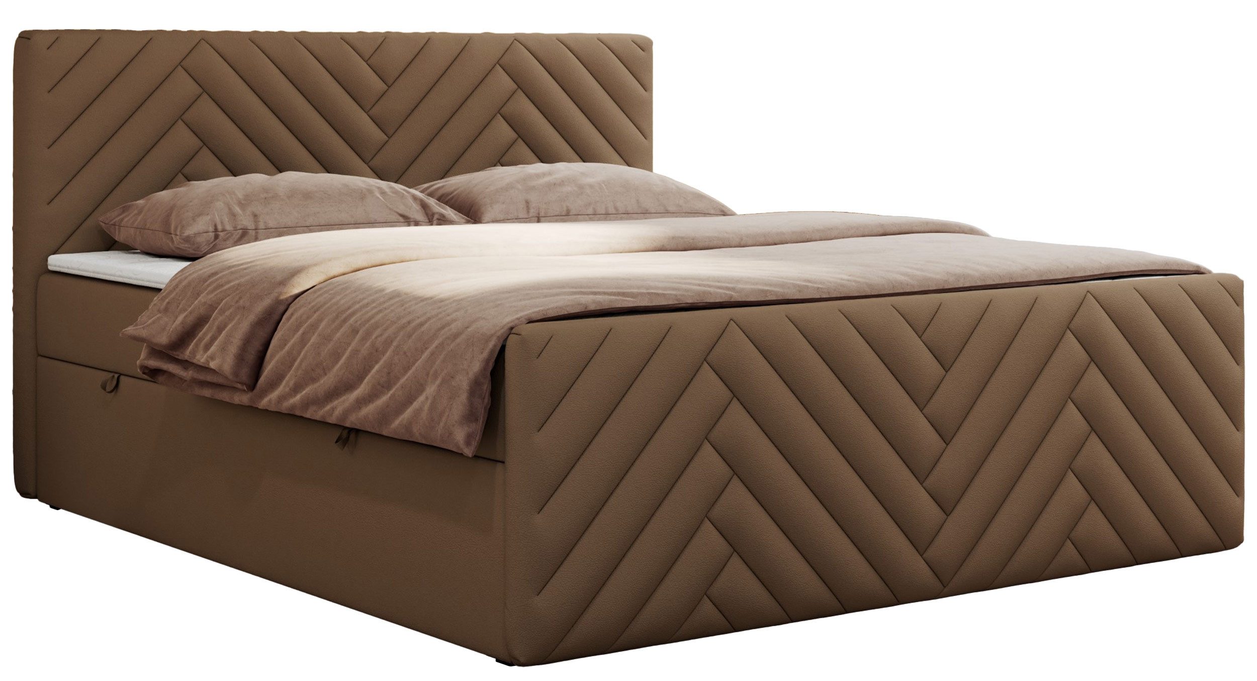 MKS MÖBEL Boxspringbett PARIS DUO (Packung, günstig online kaufen