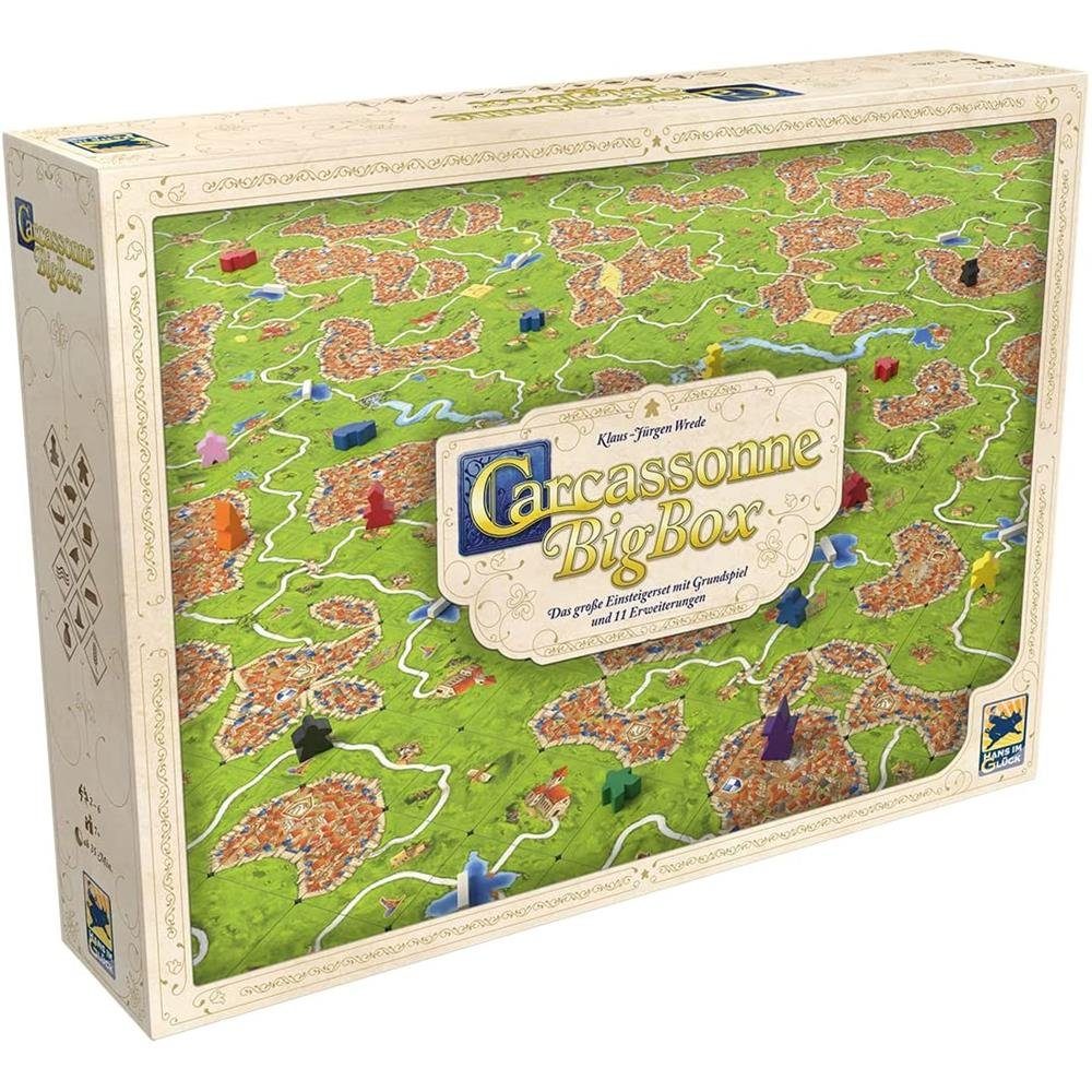 Asmodee Carcassonne - Gioco Da Tavolo Strategico Per 2-5 Giocatori, 30-60 Minuti, Età 8+ (Lingua Inglese/Francese/Tedesca)