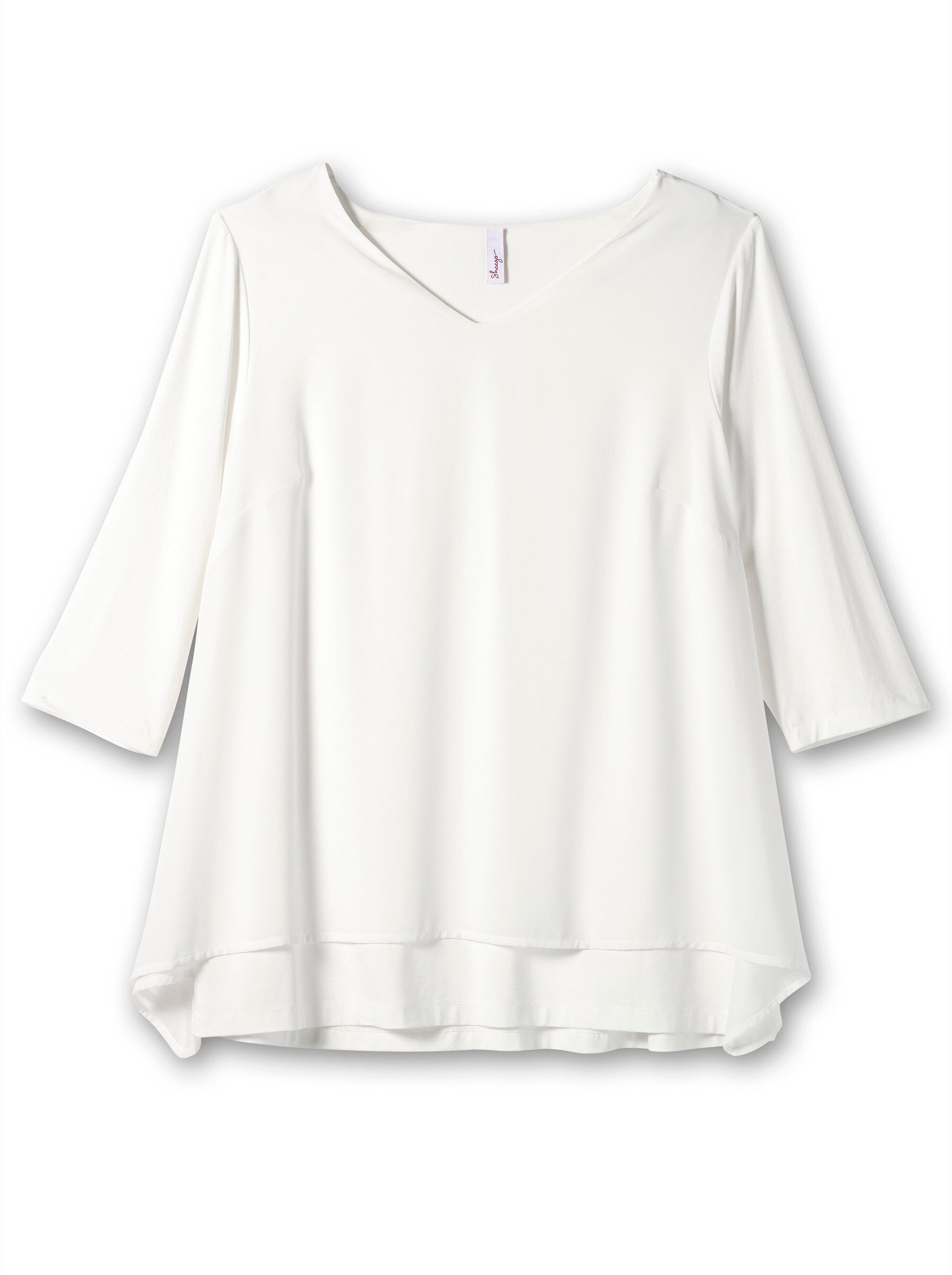 3/4-Arm-Shirt Große Größen