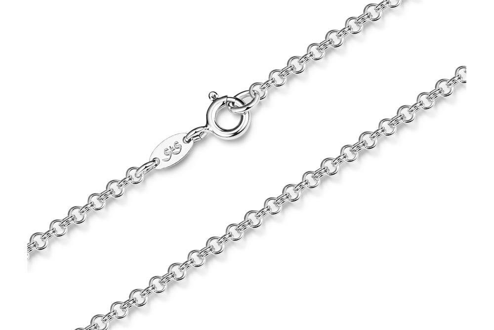 Silberkette Doppelerbskette 2,4mm - 925 Silber