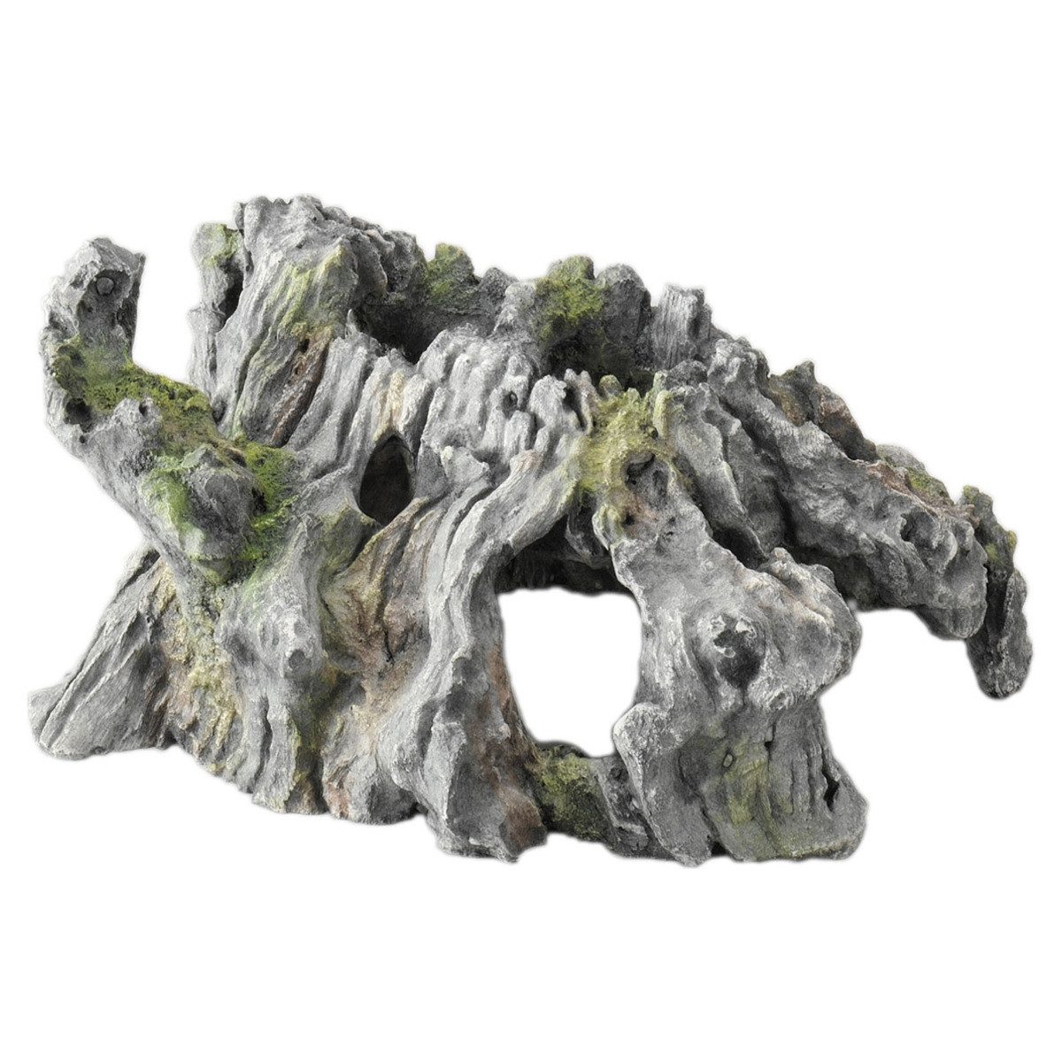 Aquariendeko Aquariumdekoration Stein Driftwood grau