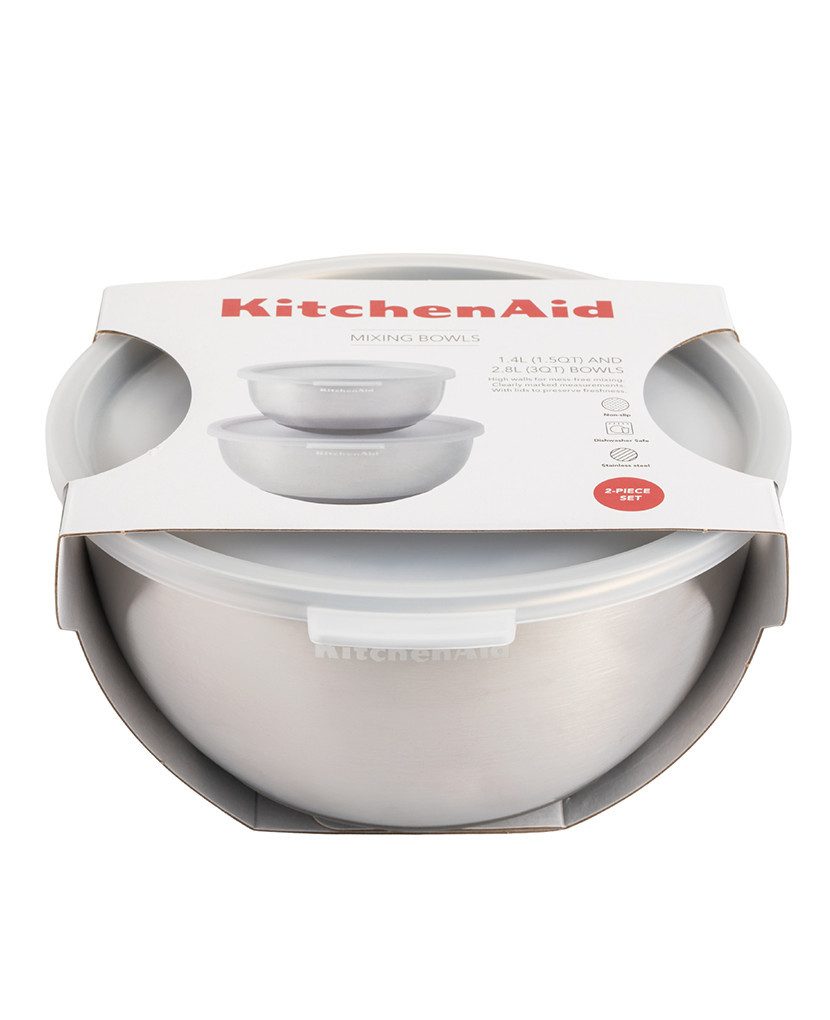KitchenAid Rührschüssel KMS212OSSSA, (Set), RUTSCHFESTER BODEN