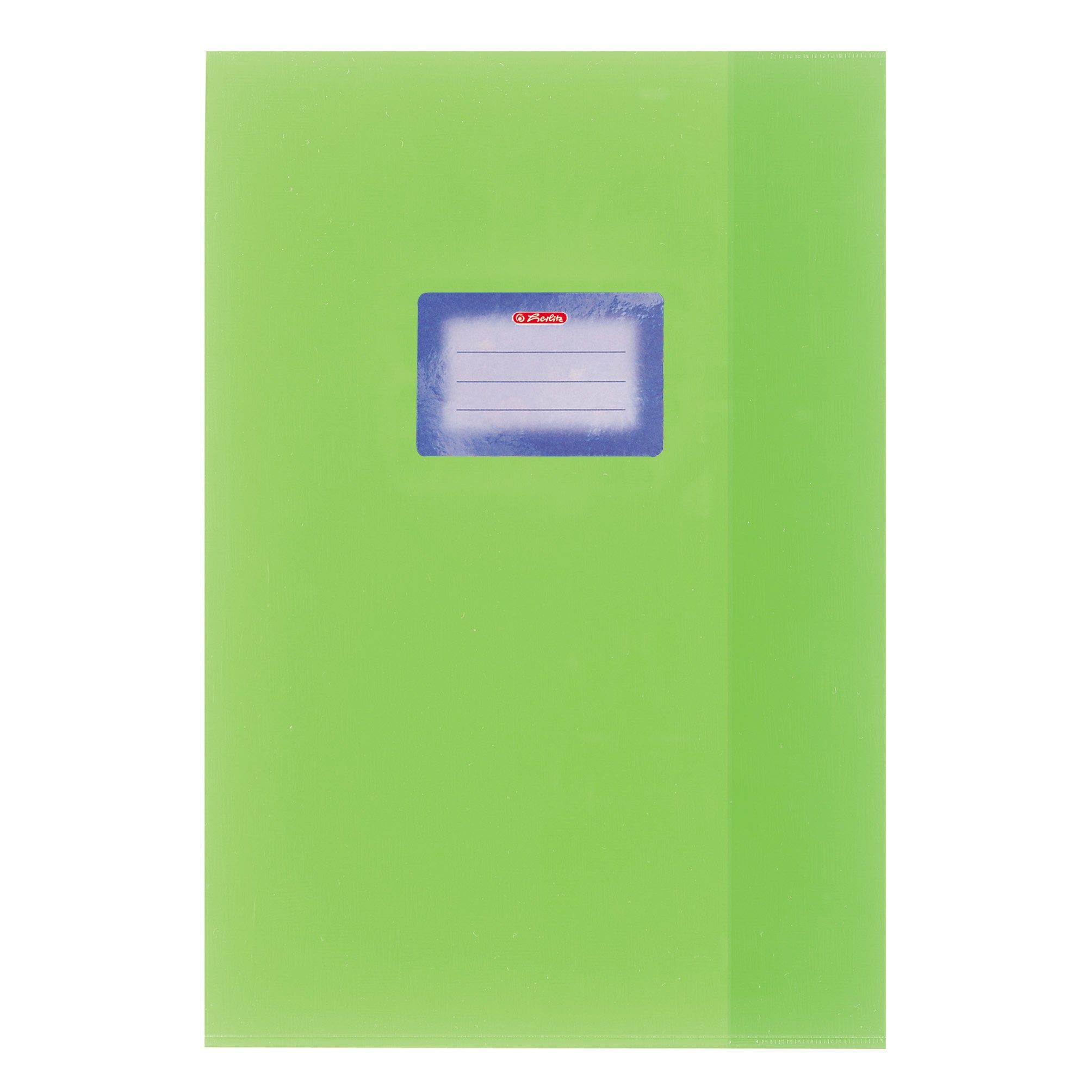Herlitz Schulheft Herlitz Heftumschlag / Hefthülle DIN A4 / Baststruktur / Farbe: hellgr