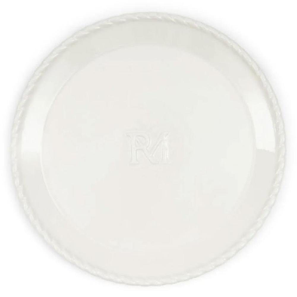 Rivièra Maison Frühstücksteller Frühstücksteller Elegant Twist Dinner Plate Weiß