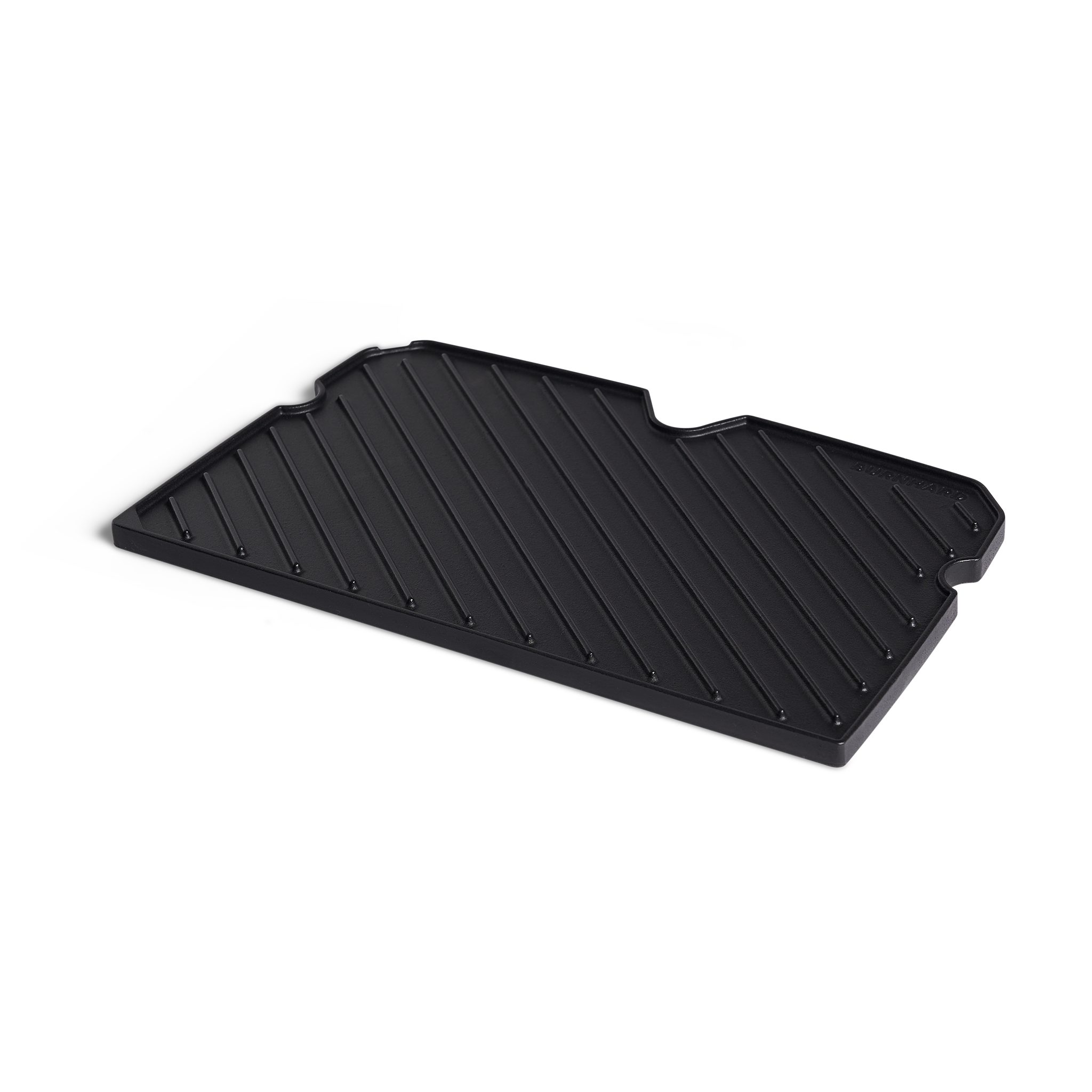 BURNHARD Gasgrill Wayne, BURNHARD Grillplatte Gusseisen beidseitig – für Gasgrill WAYNE 2-Brenner - glatt & geriffelt, BBQ Wendeplatte emailliert, Antihaft-Grillpfanne mit Fettablauf, für Gasgrill WAYNE 2-Brenner