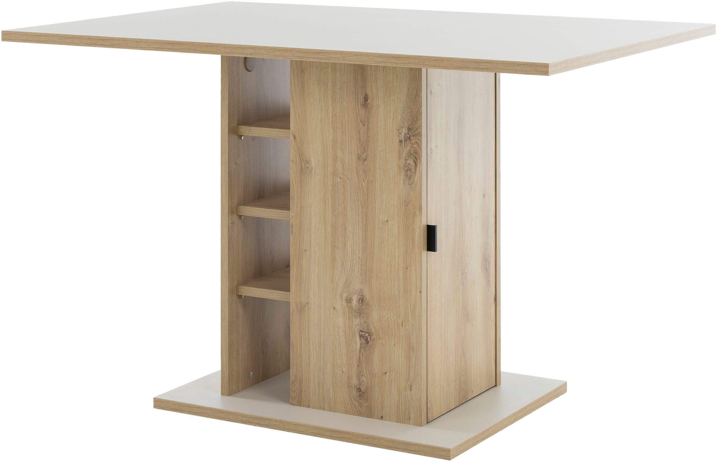 Gami Esstisch Belford, Ein Tisch mit Stauraum