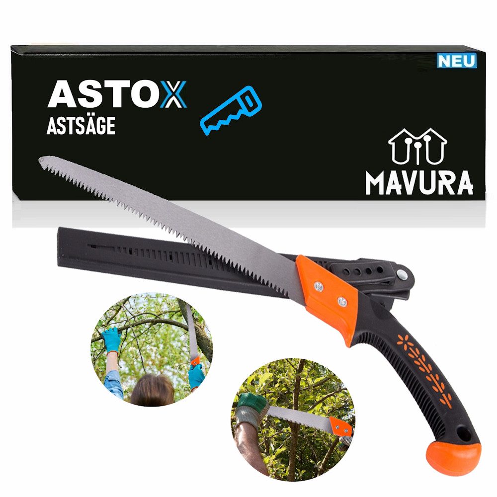 MAVURA Handsäge ASTOX Profi Garten Säge Campingsäge Astsäge Holzsäge