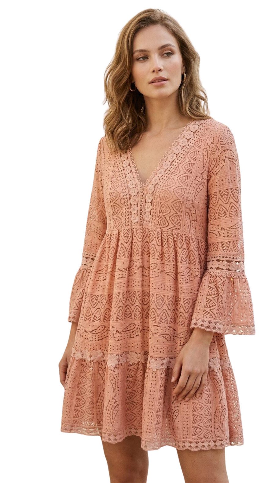 Sommerkleid Tunikakleid Bohéme Mediterran Romantik