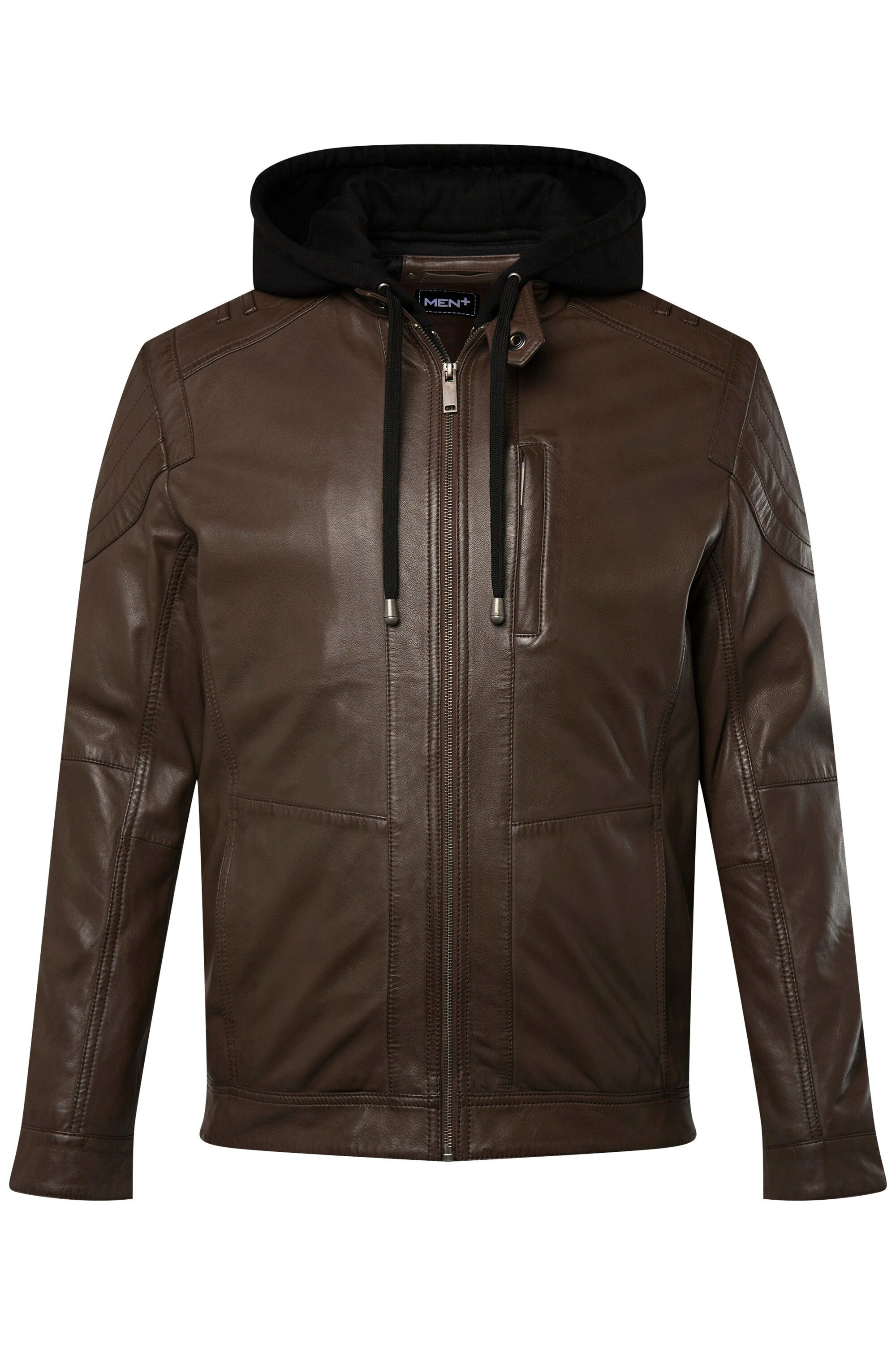 Men Plus Lederjacke Men+ Lederjacke Leder günstig online kaufen