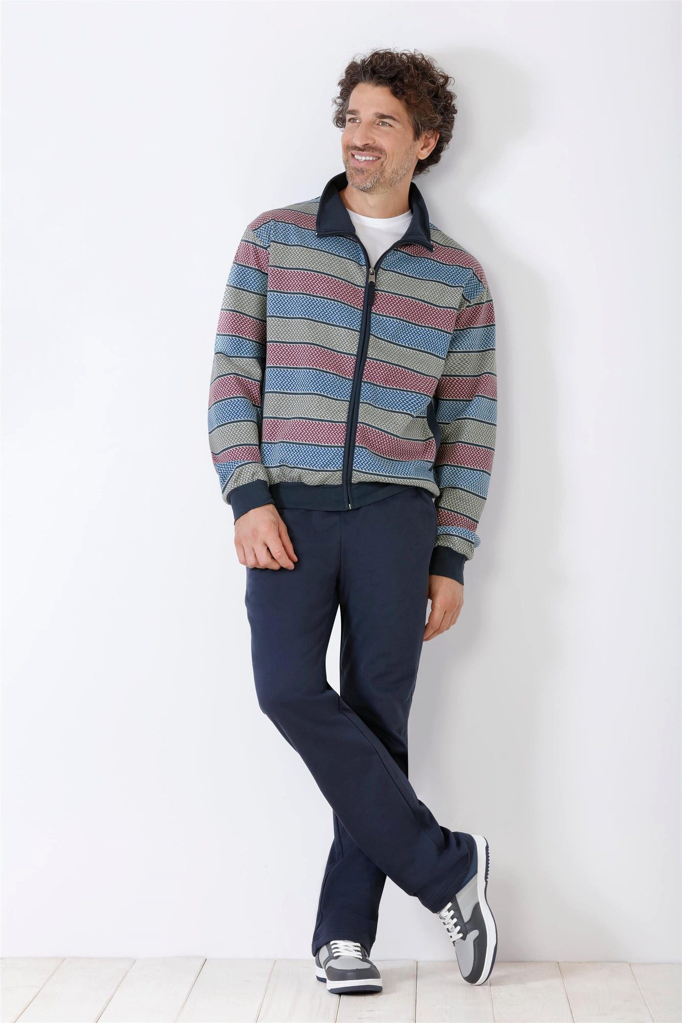 Hajo Hausanzug Herren Homewear Hausanzug Soft-Sweat