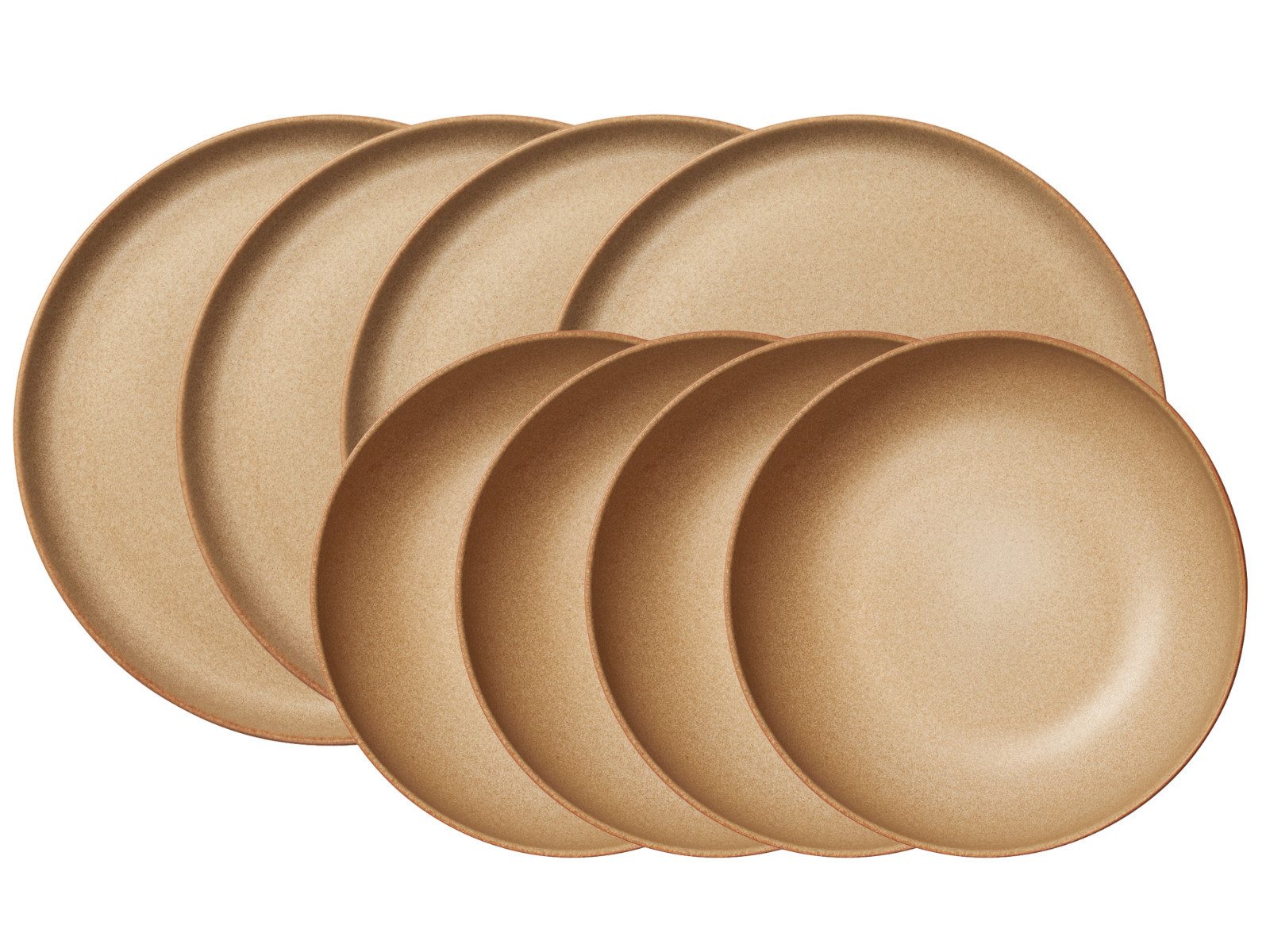 ASA SELECTION Столовый сервиз Saisons Tafelset almond 8tlg, Steinzeug, Geschirr