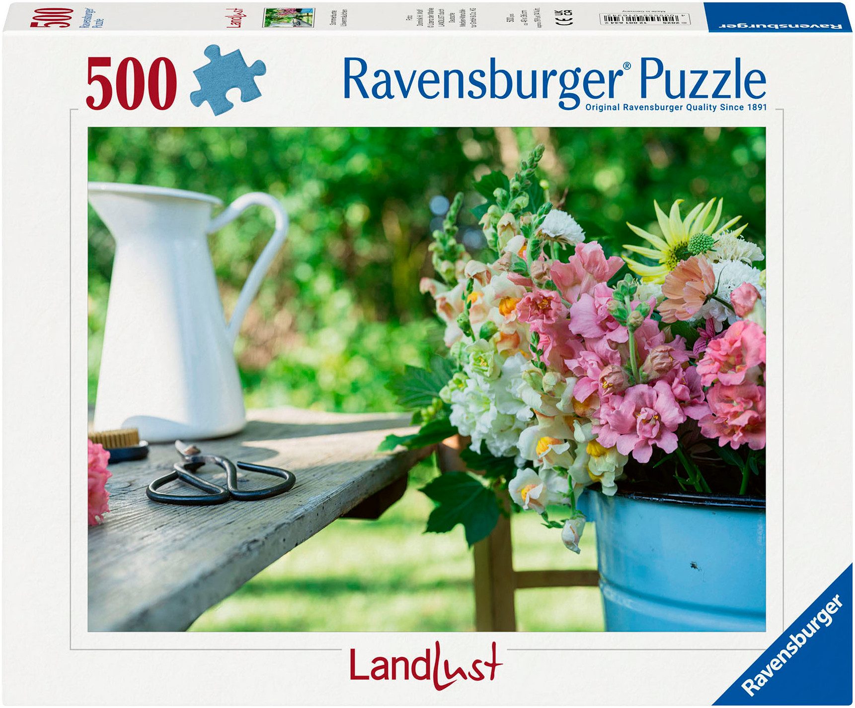 Ravensburger Puzzle Sommerbunte Löwenmäulchen, 500 Puzzleteile, Made in Ger günstig online kaufen