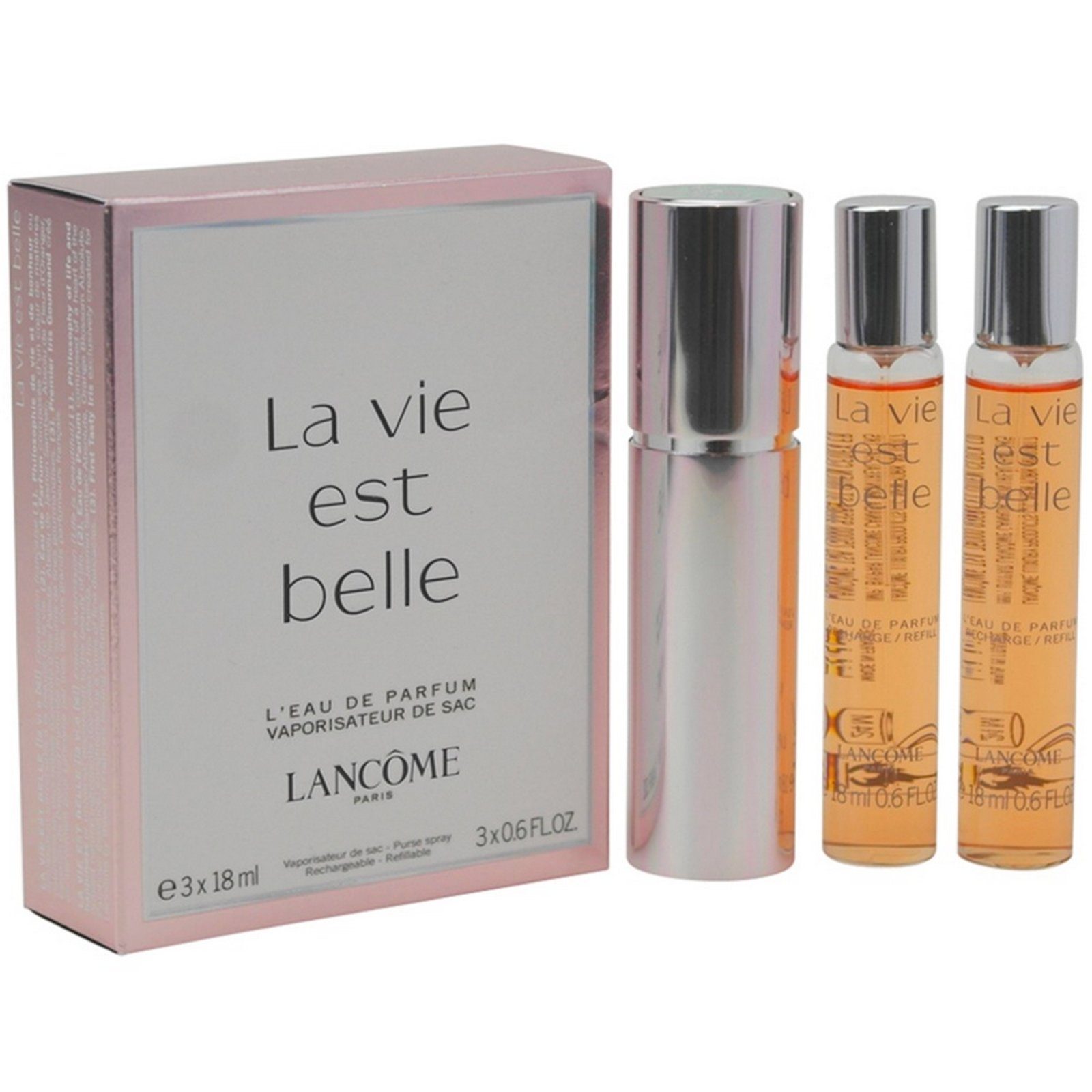 Lancôme la vie est belle purse spray refills 3 x 18ml sales