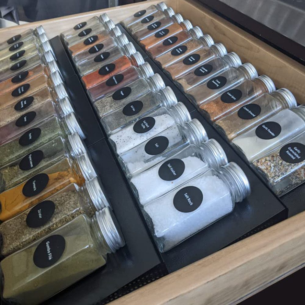FOUORTUNATE-BEE Gewürzbehälter Gewürz Organizer Schublade, Patchworkable Ge günstig online kaufen